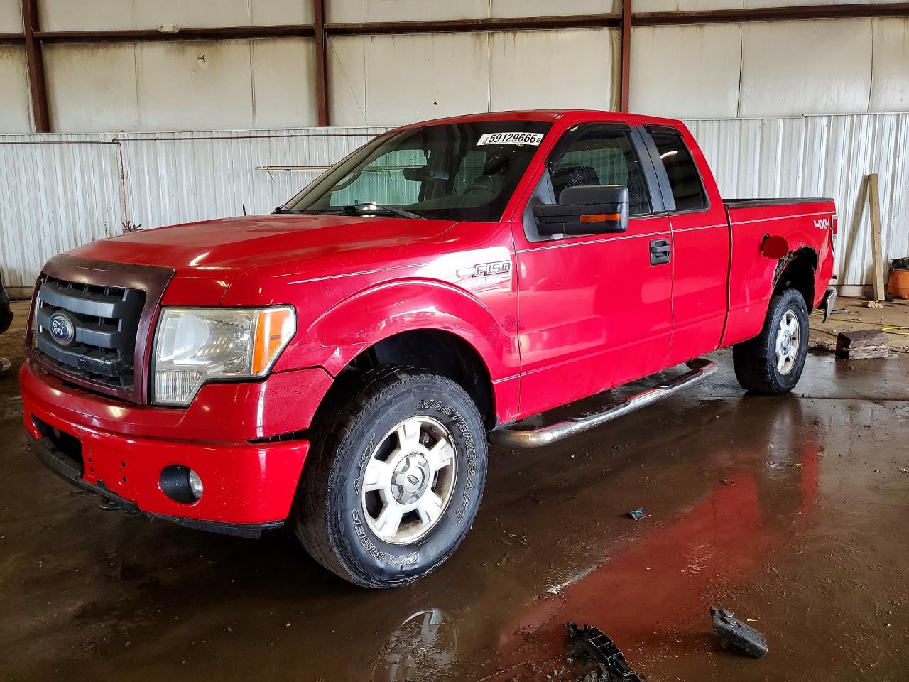 2010 Ford F150 Super Cab Red vin: 1FTFX1EV1AFA13306