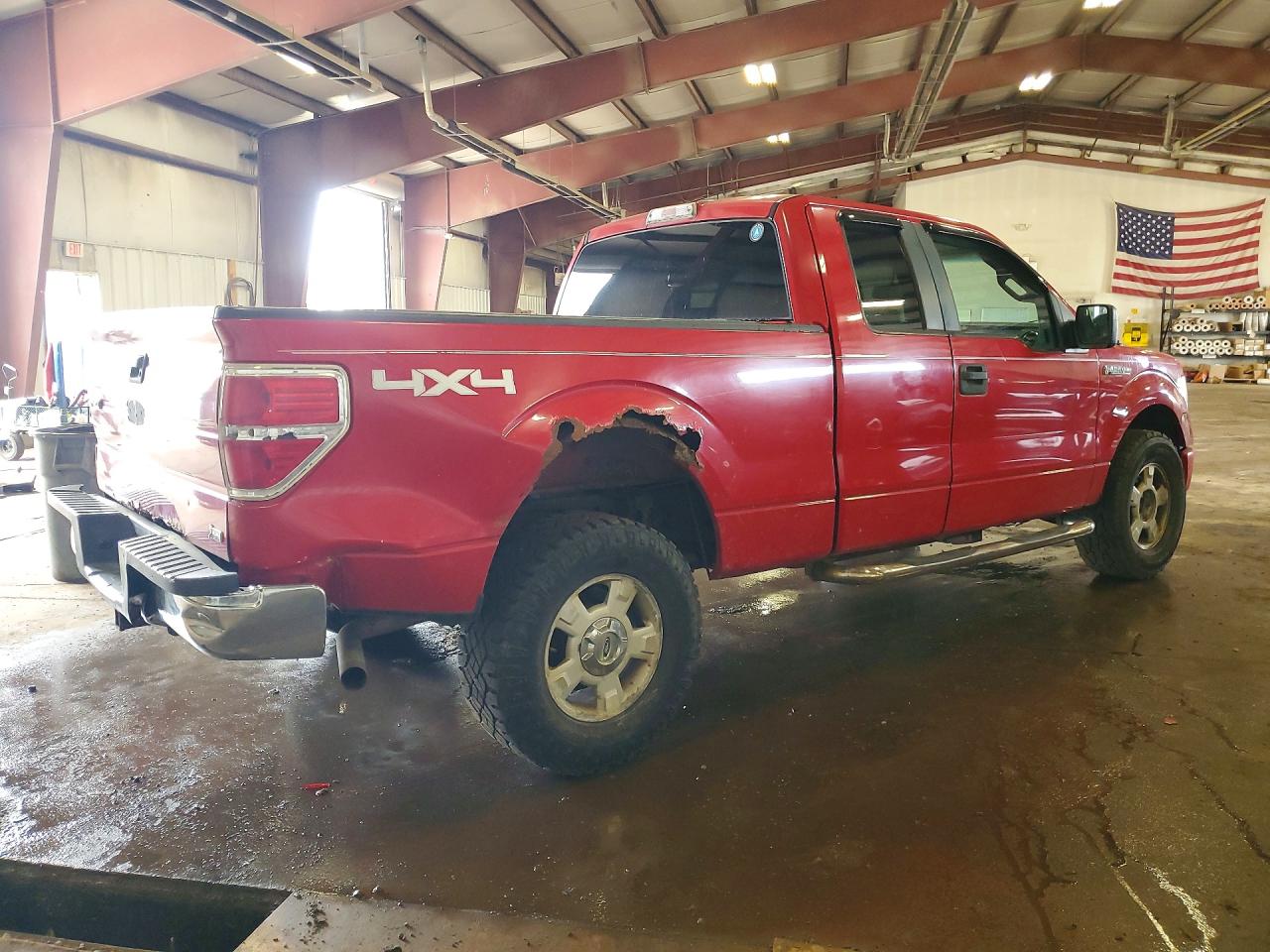 2010 Ford F150 Super Cab Red vin: 1FTFX1EV1AFA13306