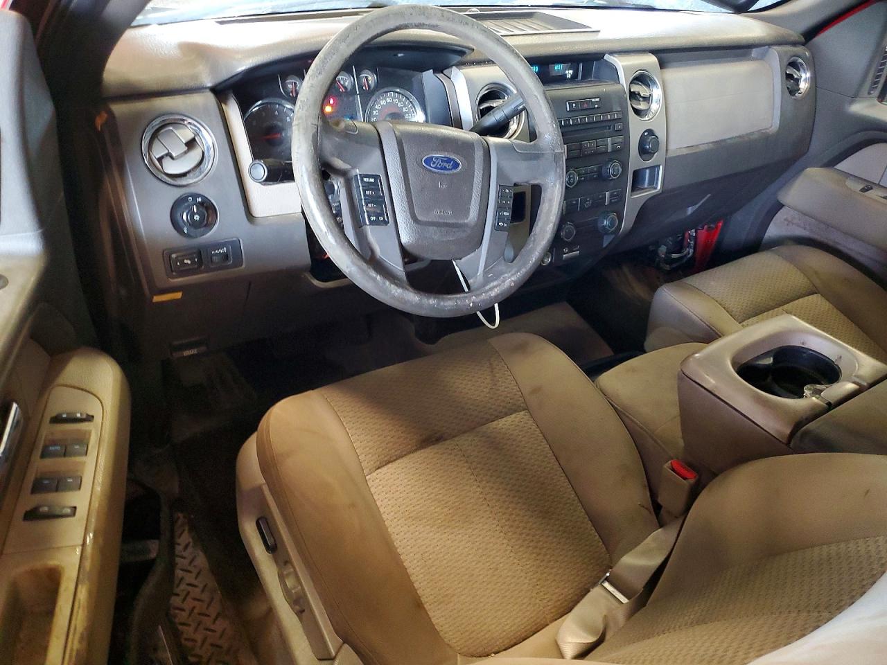 2010 Ford F150 Super Cab Red vin: 1FTFX1EV1AFA13306