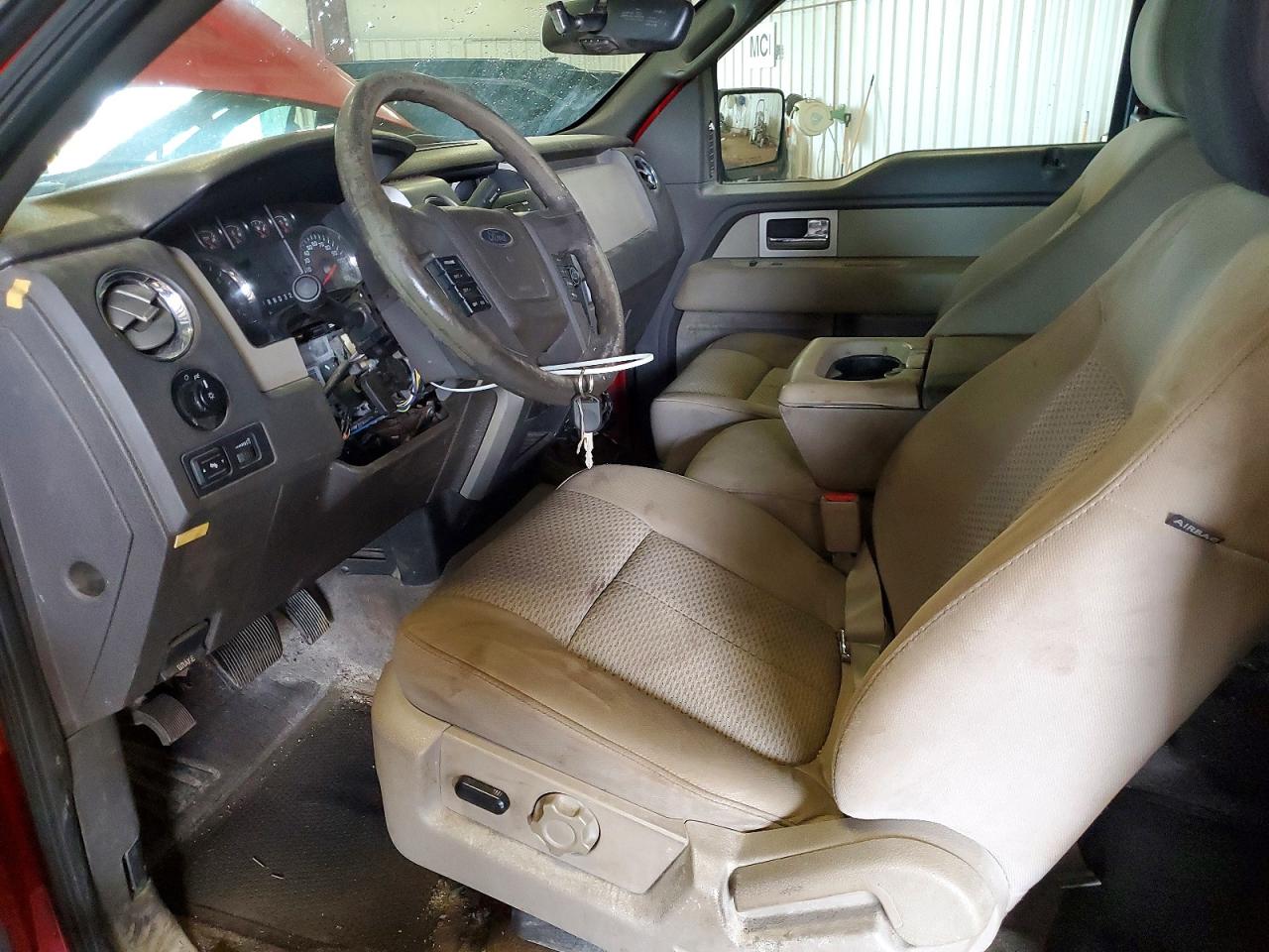 2010 Ford F150 Super Cab Red vin: 1FTFX1EV1AFA13306