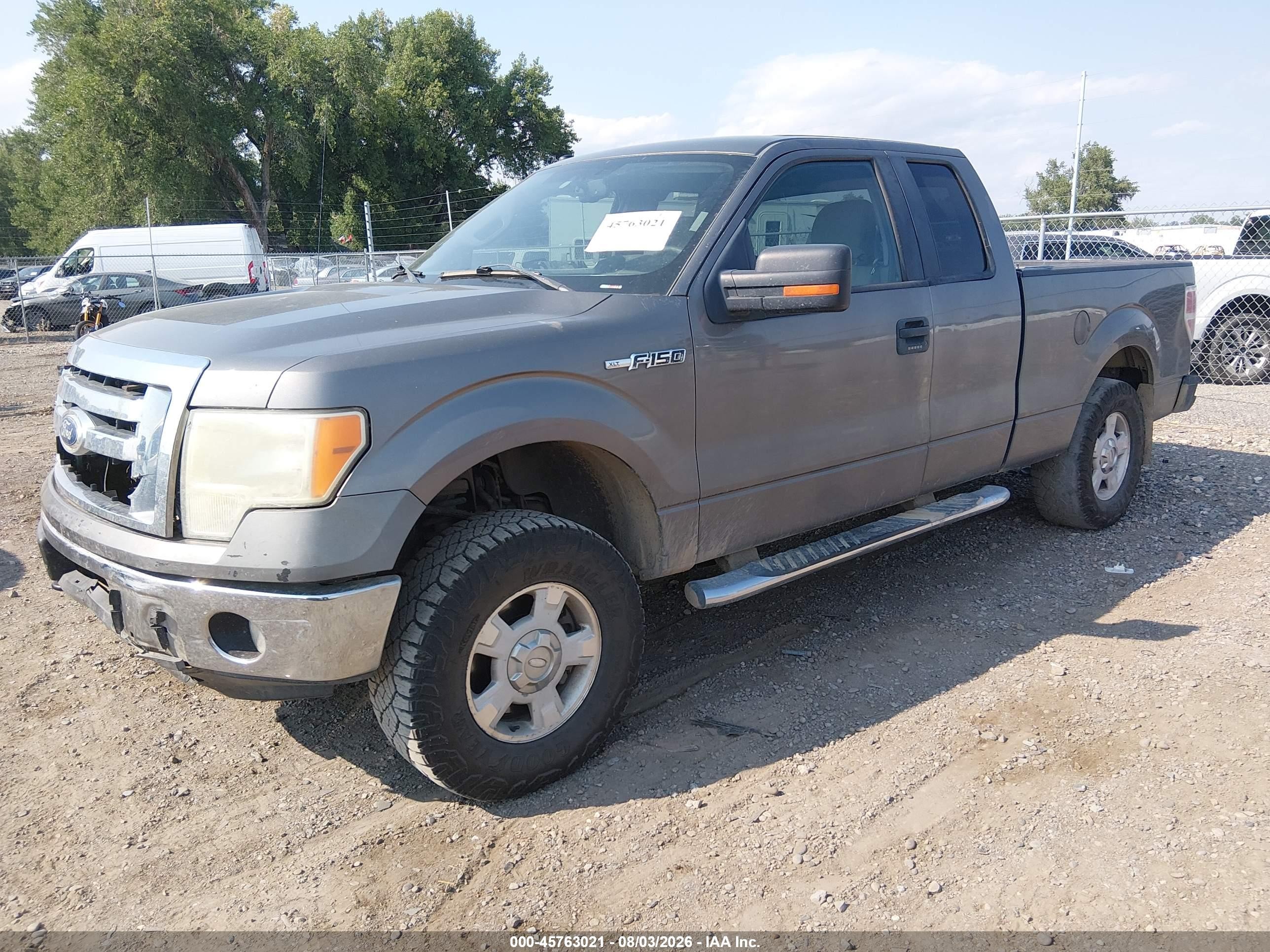 2010 Ford F-150 Fx4/lariat/xl/xlt Gray vin: 1FTFX1EV1AFB09629