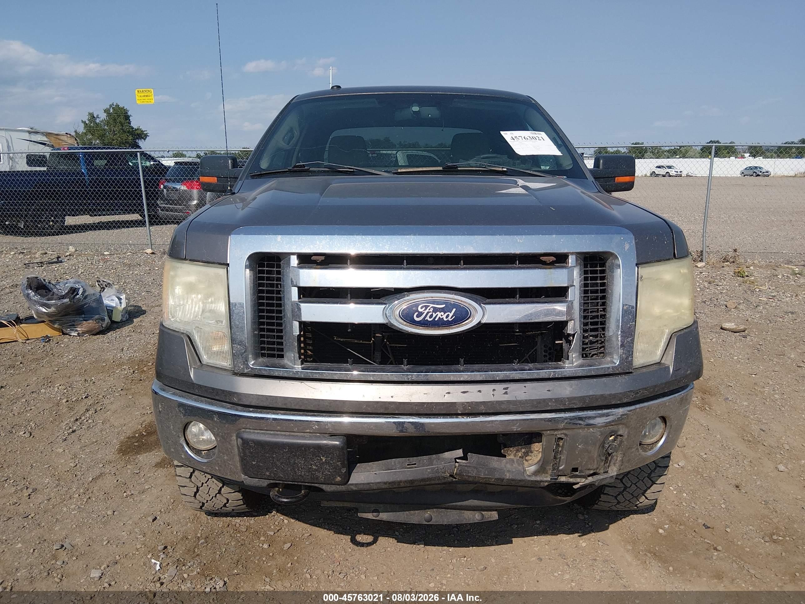 2010 Ford F-150 Fx4/lariat/xl/xlt Gray vin: 1FTFX1EV1AFB09629