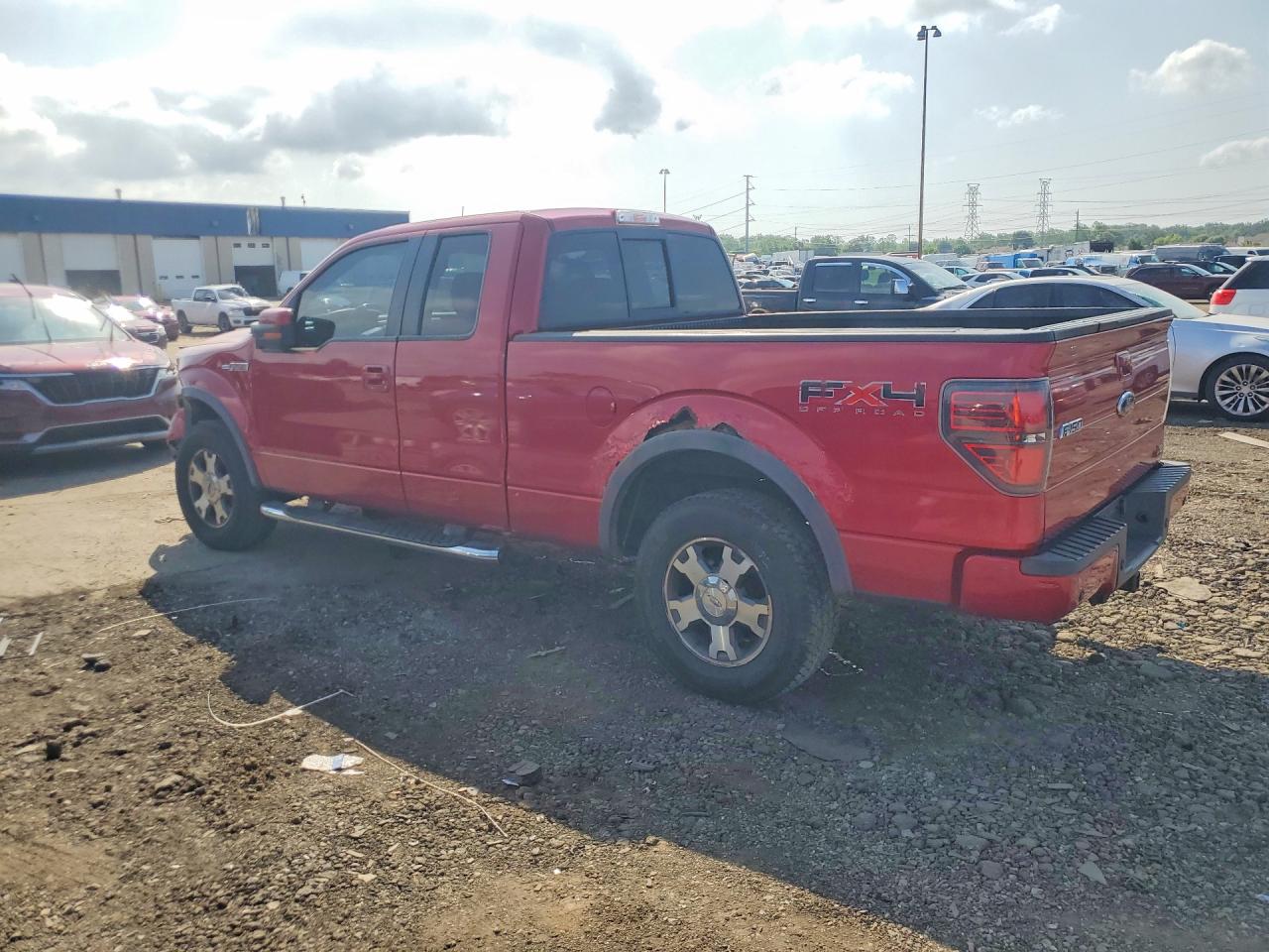 2010 Ford F150 Super Cab Red vin: 1FTFX1EV1AFB16208