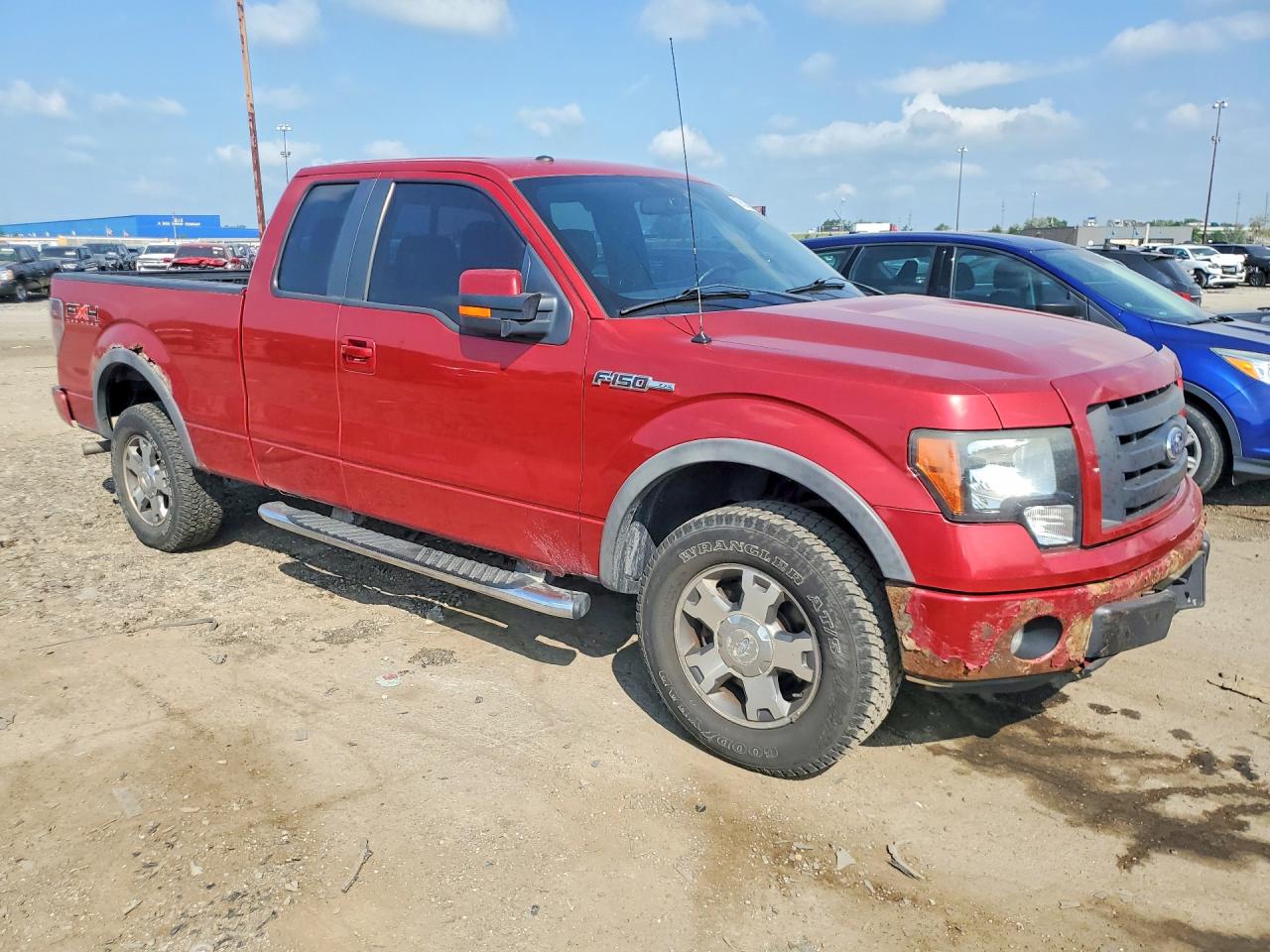 2010 Ford F150 Super Cab Red vin: 1FTFX1EV1AFB16208