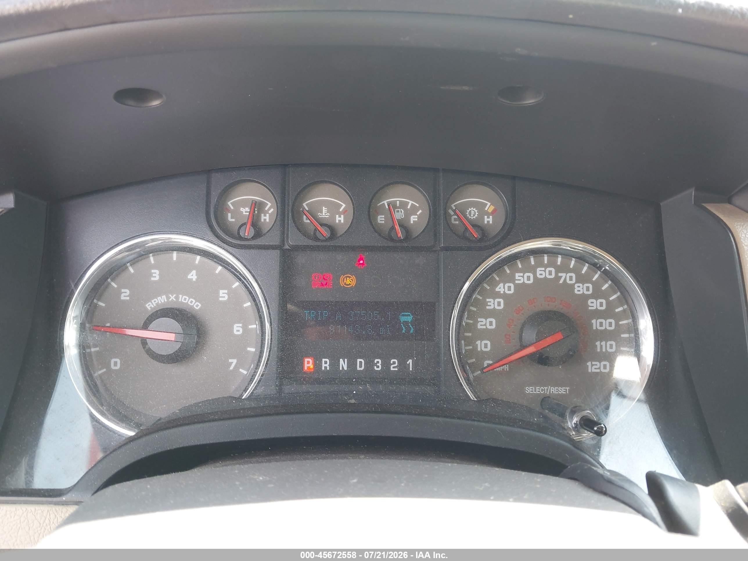 2010 Ford F-150 Fx4/lariat/xl/xlt Black vin: 1FTFX1EV1AFC58123
