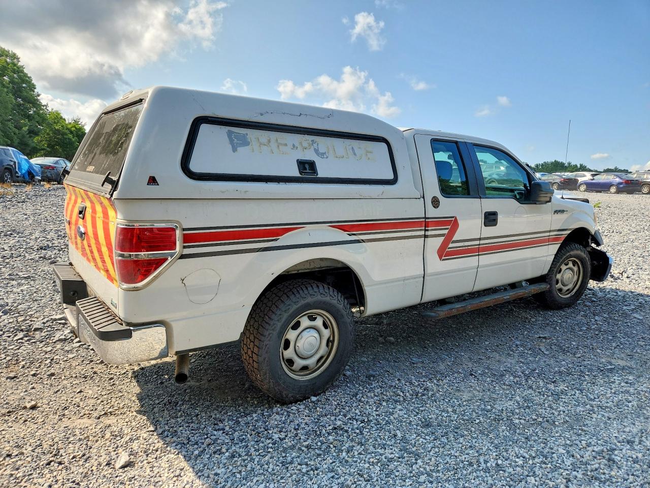 2010 Ford F150 Super Cab Белый vin: 1FTFX1EV2AFB90558