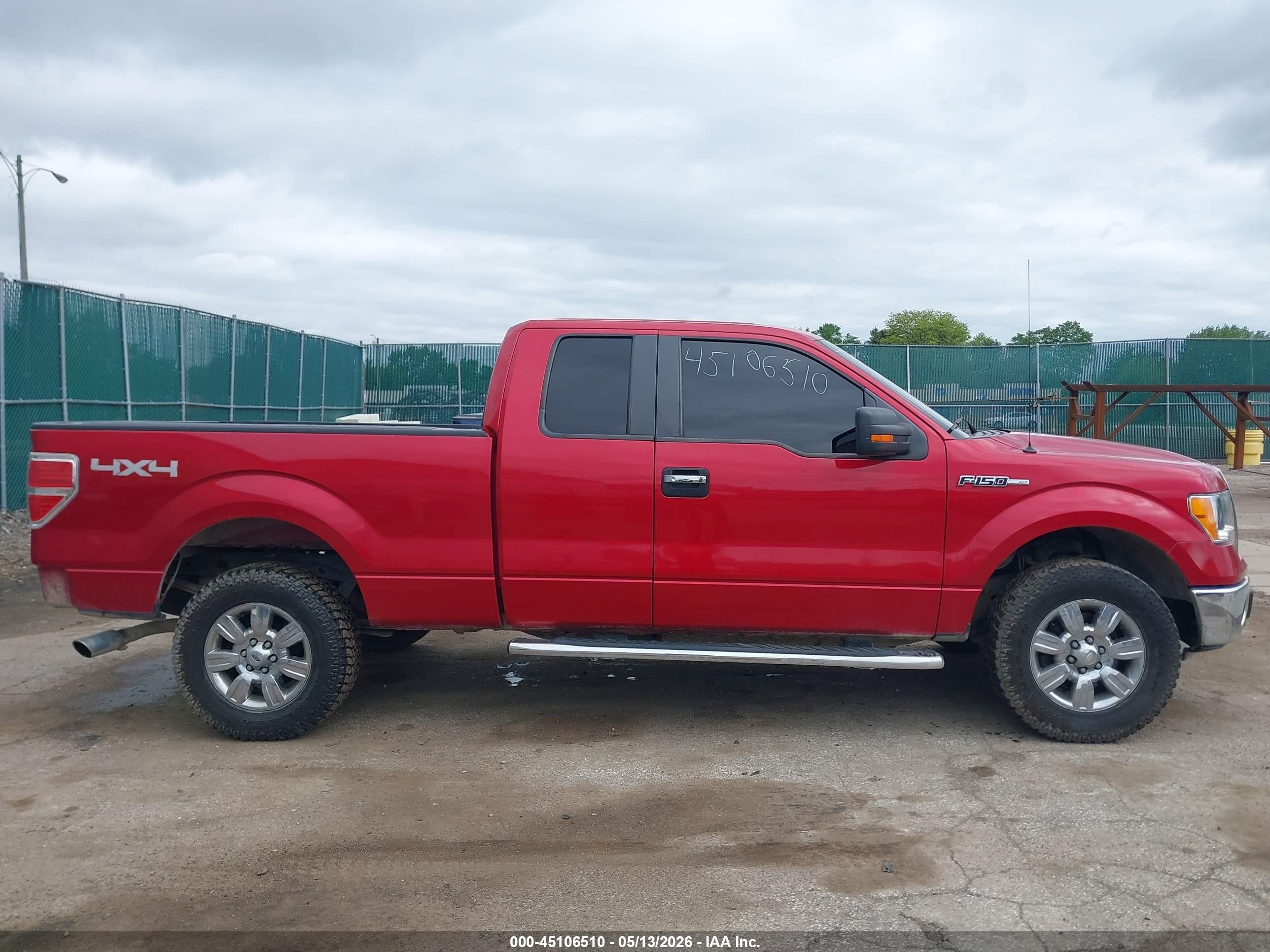 2010 Ford F-150 Fx4/lariat/xl/xlt Red vin: 1FTFX1EV2AFD74835