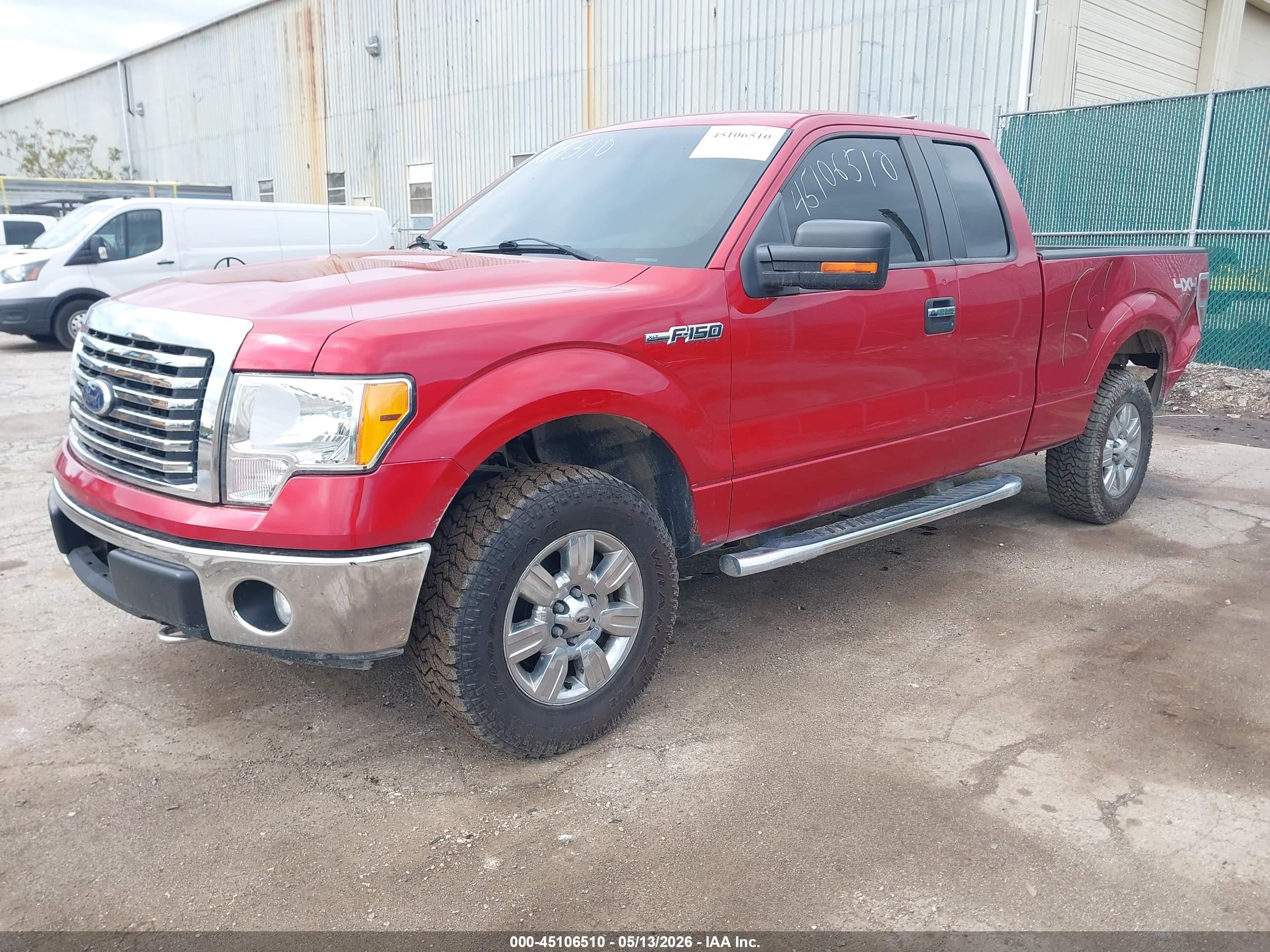 2010 Ford F-150 Fx4/lariat/xl/xlt Red vin: 1FTFX1EV2AFD74835