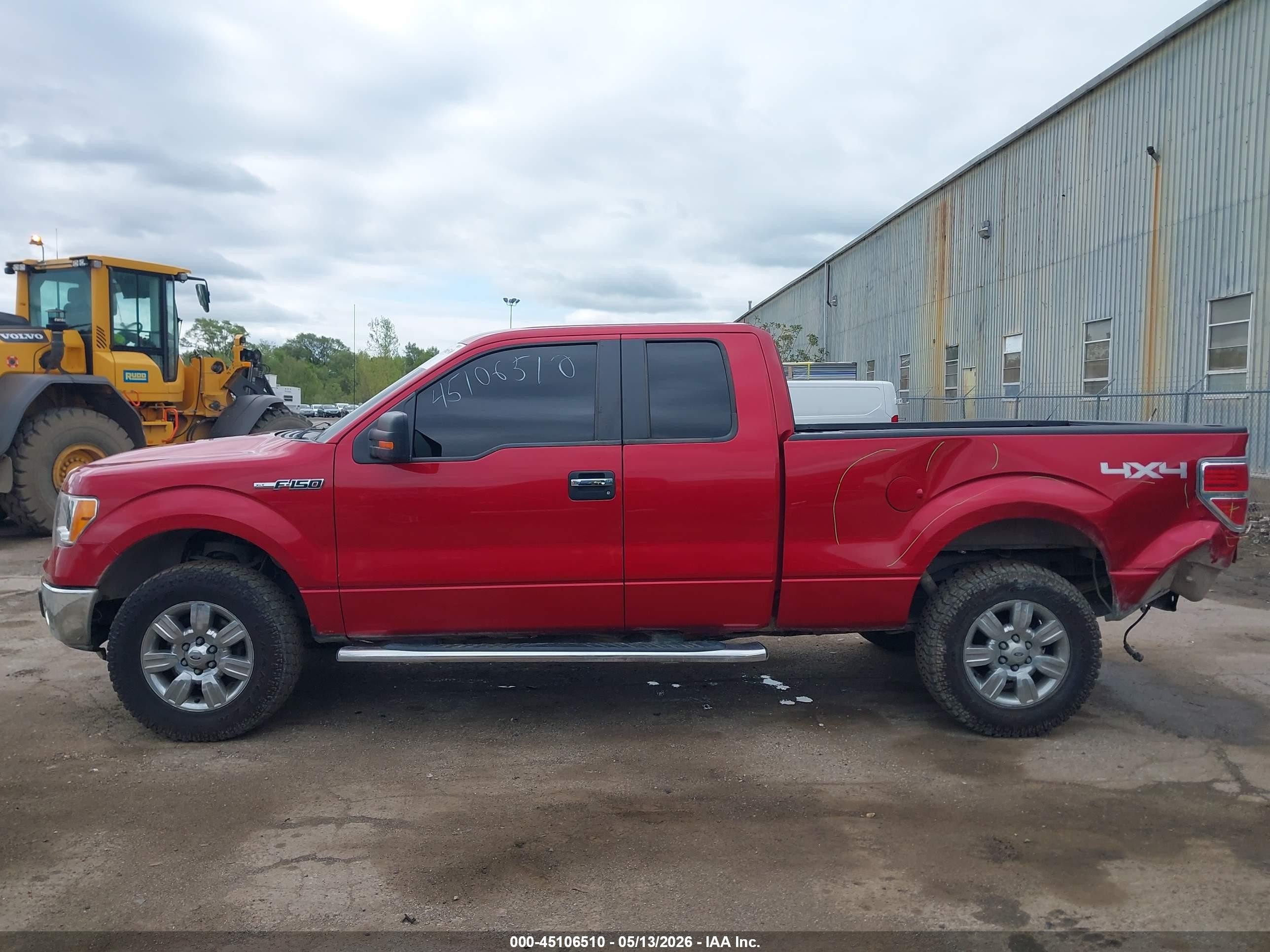 2010 Ford F-150 Fx4/lariat/xl/xlt Red vin: 1FTFX1EV2AFD74835