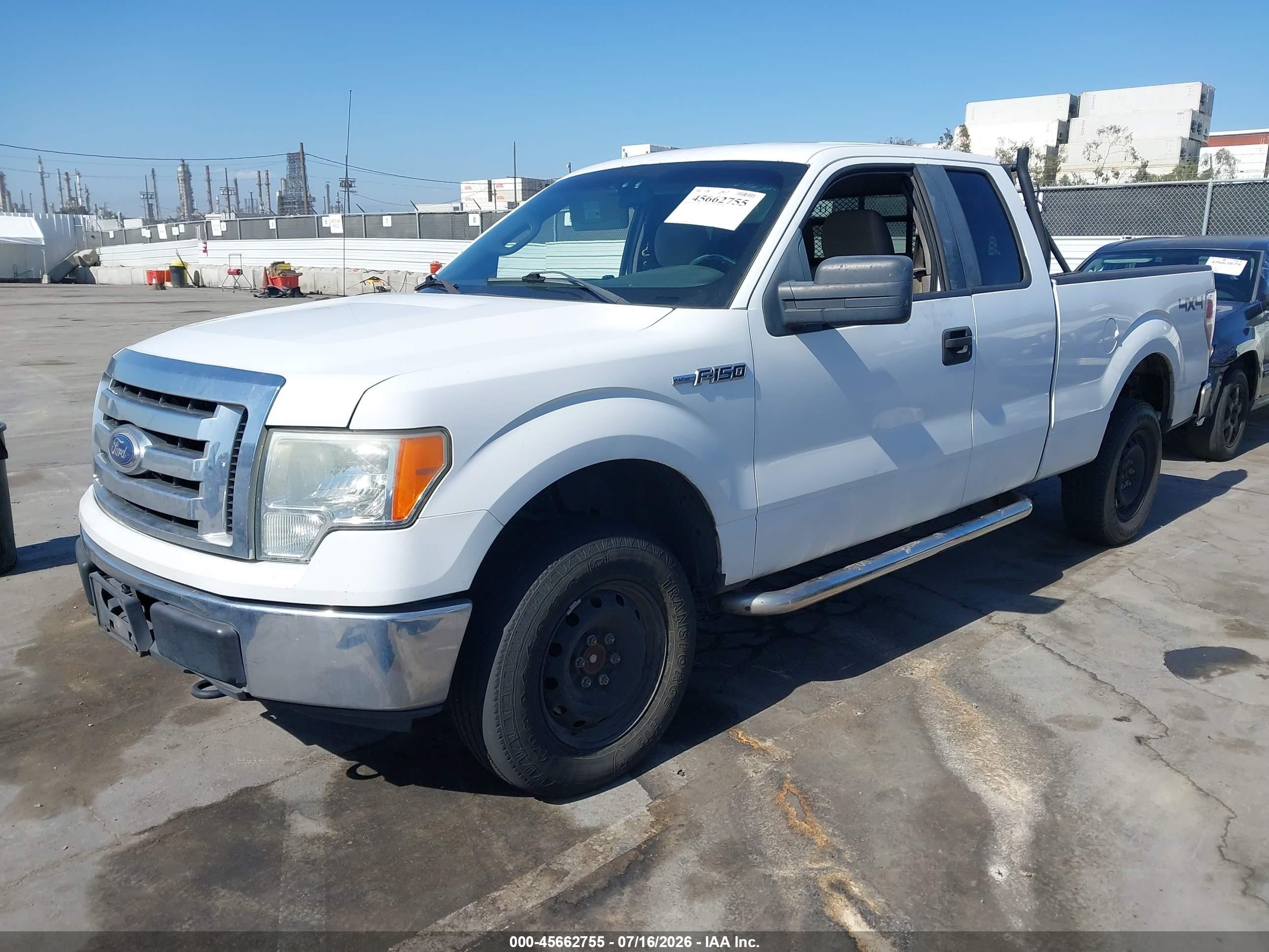 2010 Ford F-150 Fx4/lariat/xl/xlt White vin: 1FTFX1EV3AFA48784