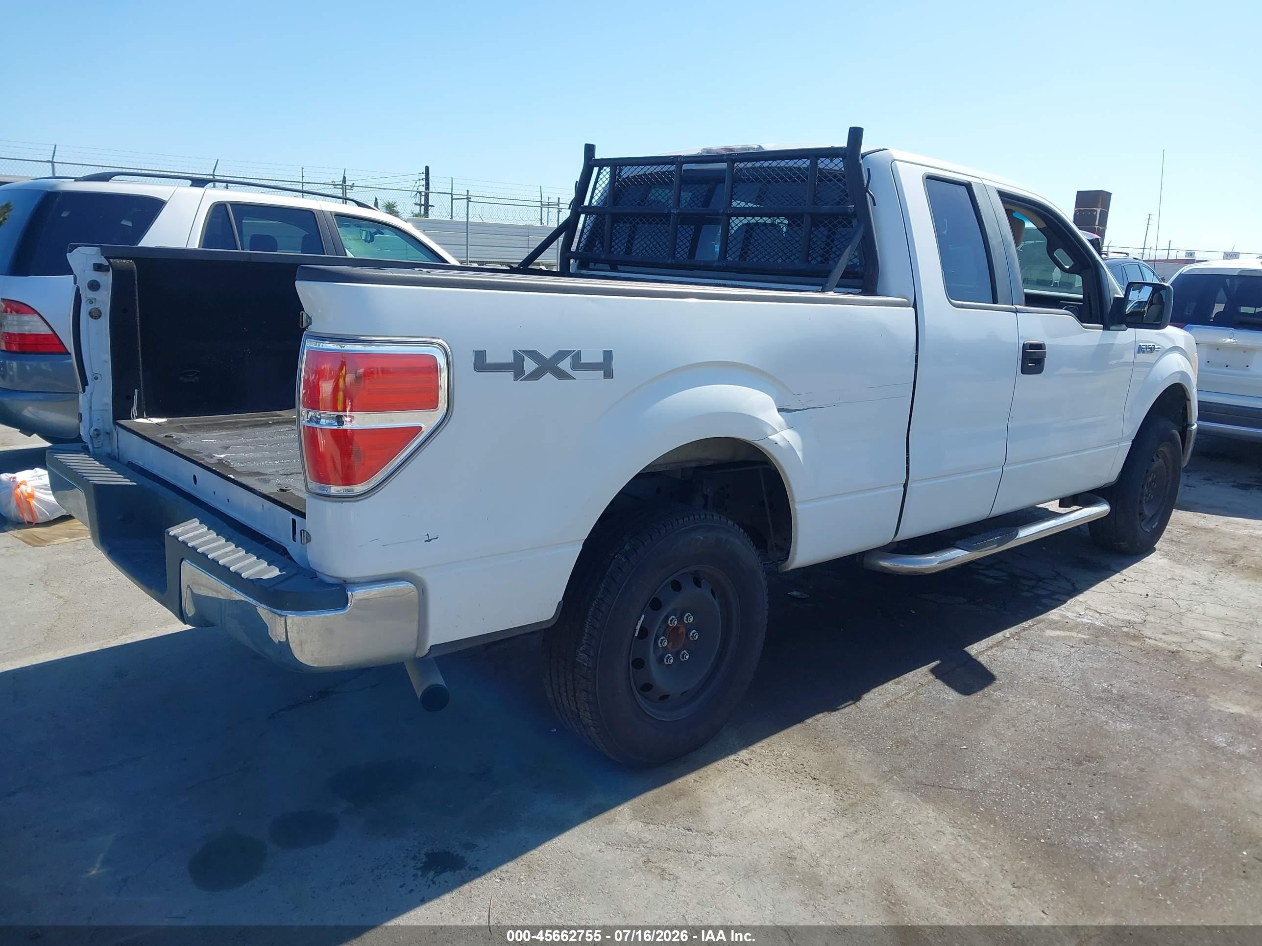 2010 Ford F-150 Fx4/lariat/xl/xlt White vin: 1FTFX1EV3AFA48784