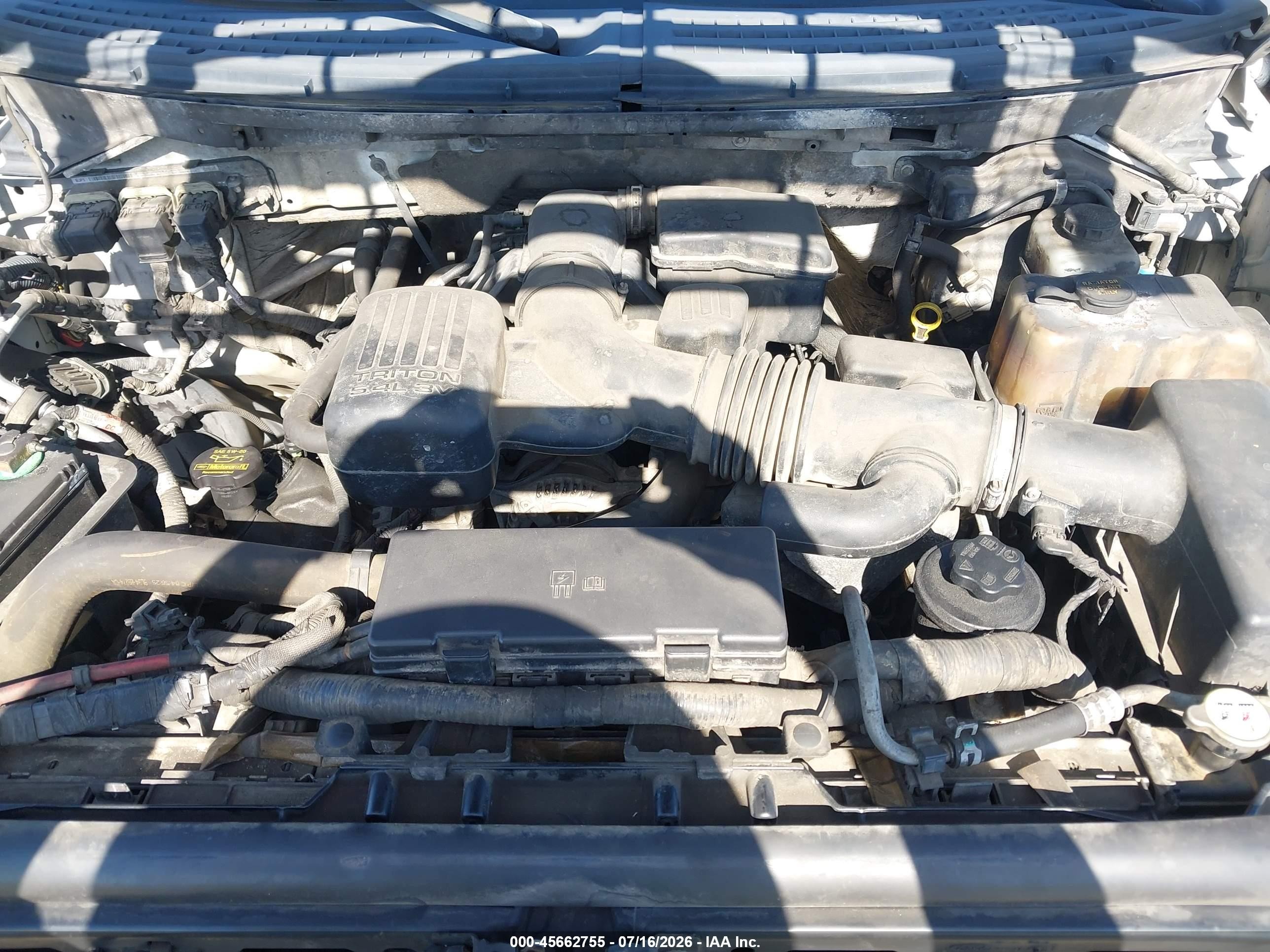 2010 Ford F-150 Fx4/lariat/xl/xlt White vin: 1FTFX1EV3AFA48784