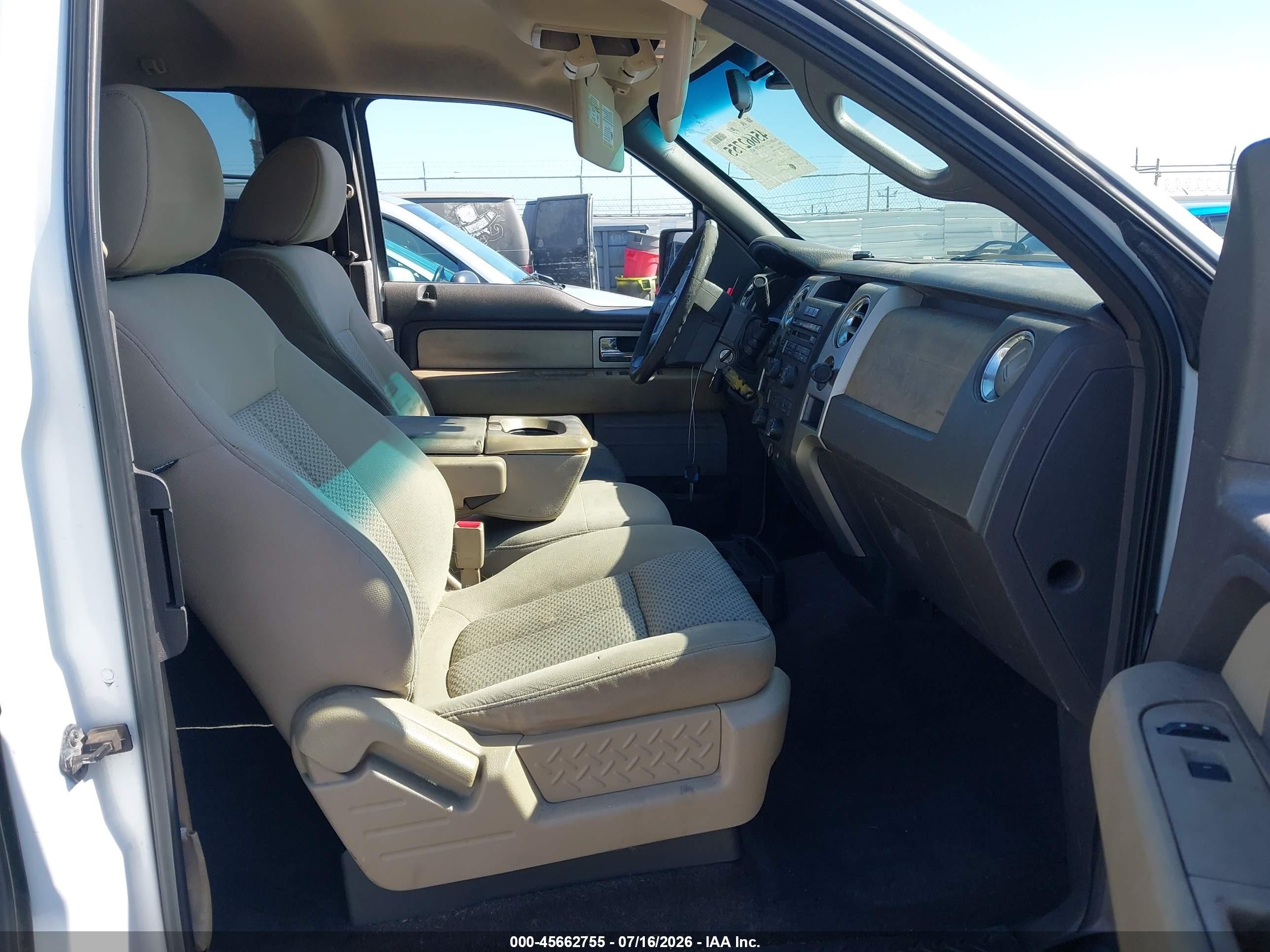 2010 Ford F-150 Fx4/lariat/xl/xlt White vin: 1FTFX1EV3AFA48784