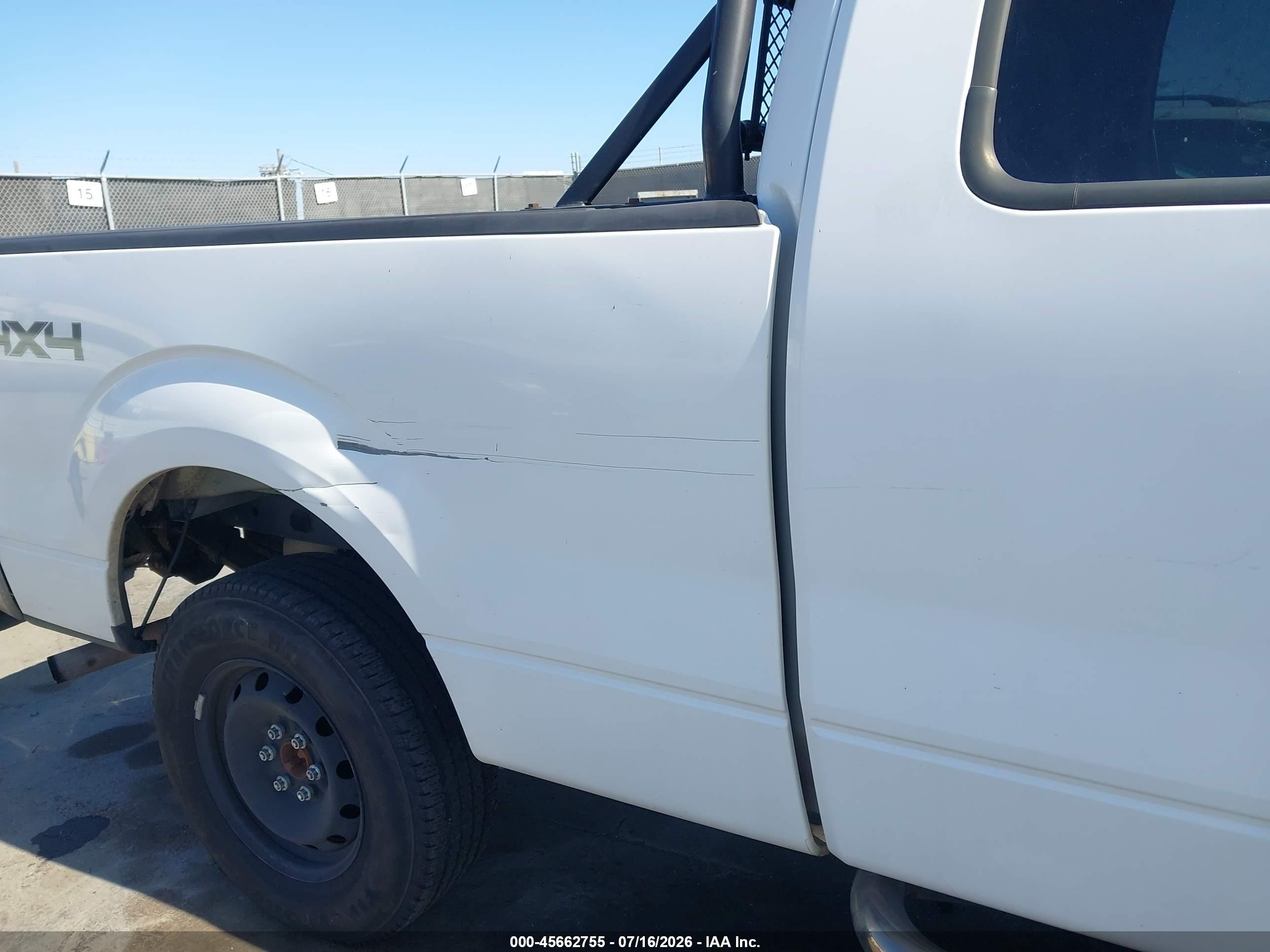 2010 Ford F-150 Fx4/lariat/xl/xlt White vin: 1FTFX1EV3AFA48784