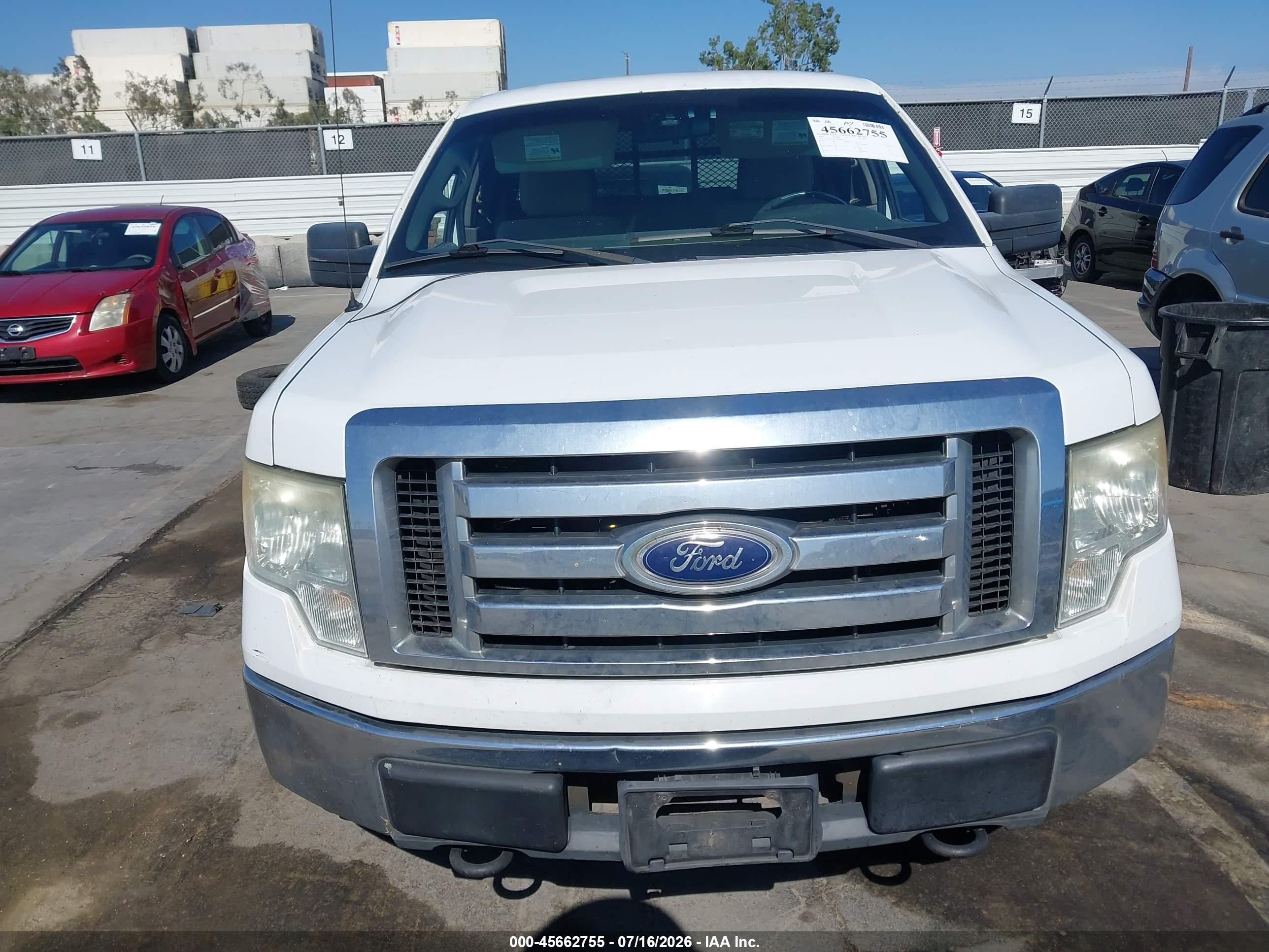 2010 Ford F-150 Fx4/lariat/xl/xlt White vin: 1FTFX1EV3AFA48784
