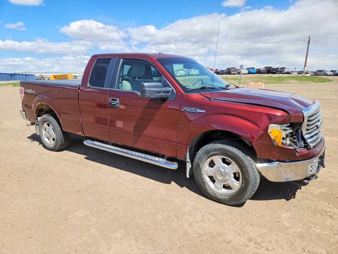 2010 Ford F150 Super Cab Burgundy vin: 1FTFX1EV3AFD27362