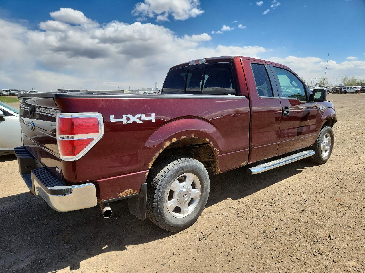 2010 Ford F150 Super Cab Burgundy vin: 1FTFX1EV3AFD27362