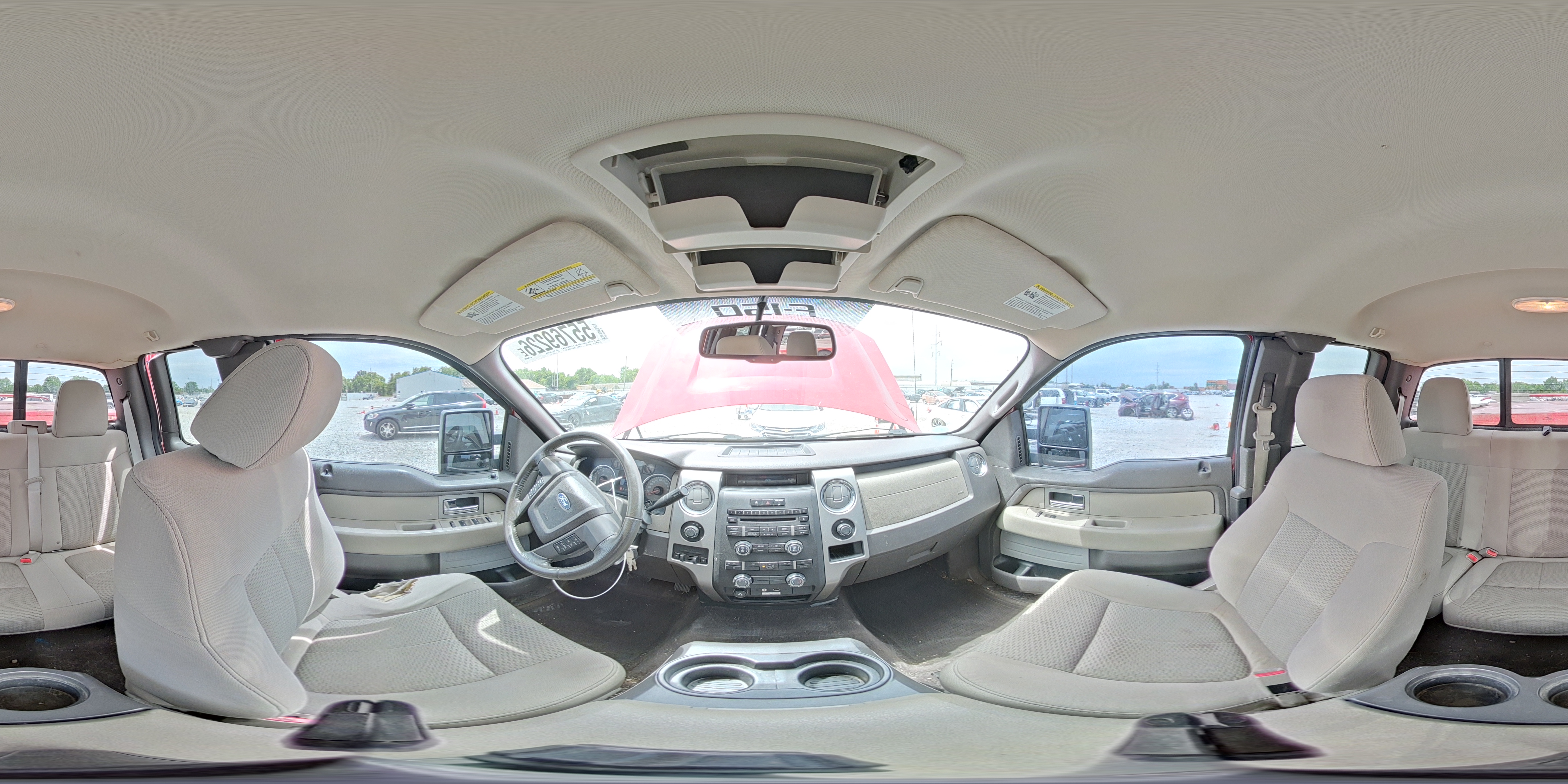 2010 Ford F150 Red vin: 1FTFX1EV4AFA17284