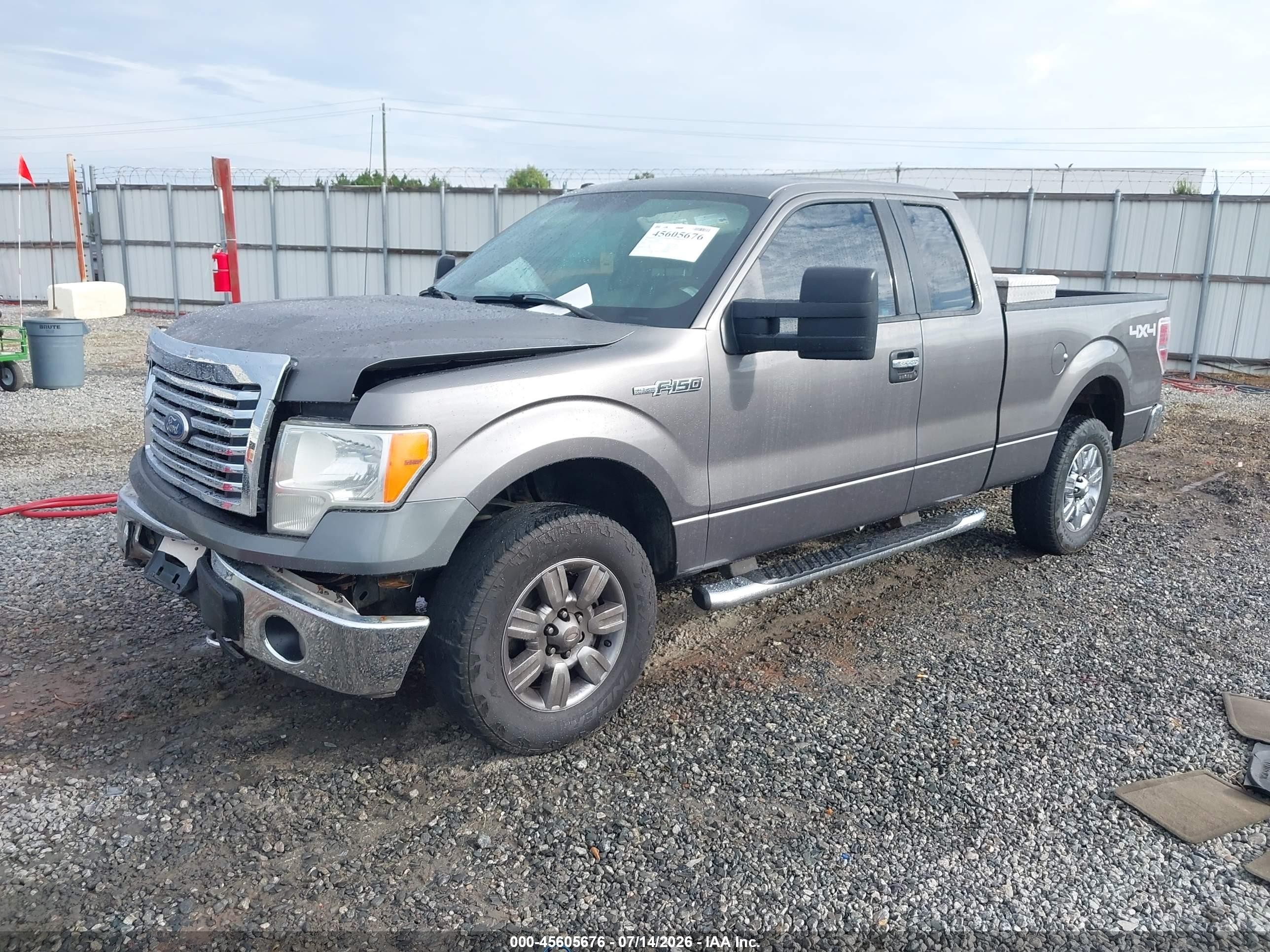 2010 Ford F-150 Fx4/lariat/xl/xlt Gray vin: 1FTFX1EV4AFA44632