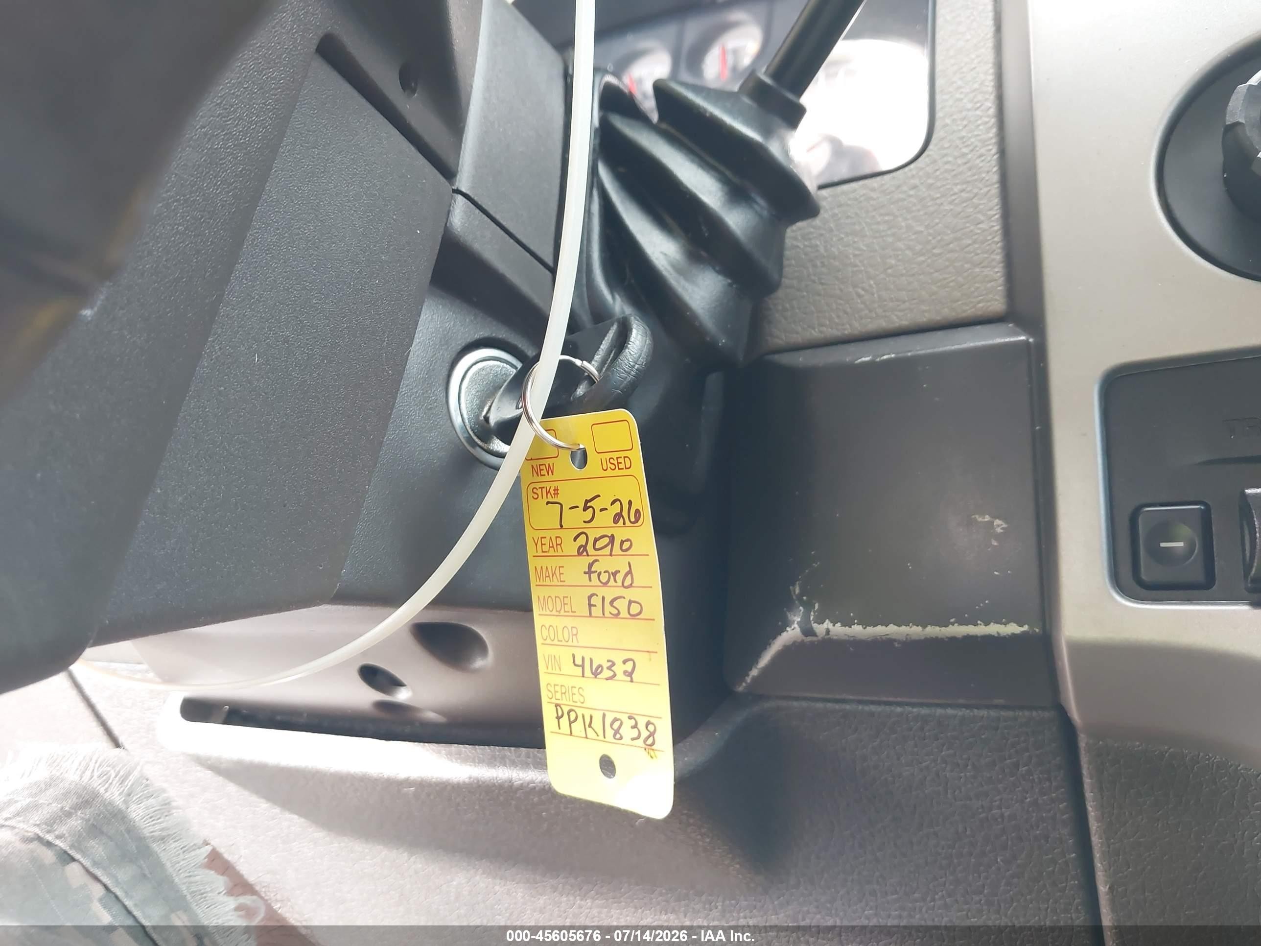 2010 Ford F-150 Fx4/lariat/xl/xlt Gray vin: 1FTFX1EV4AFA44632