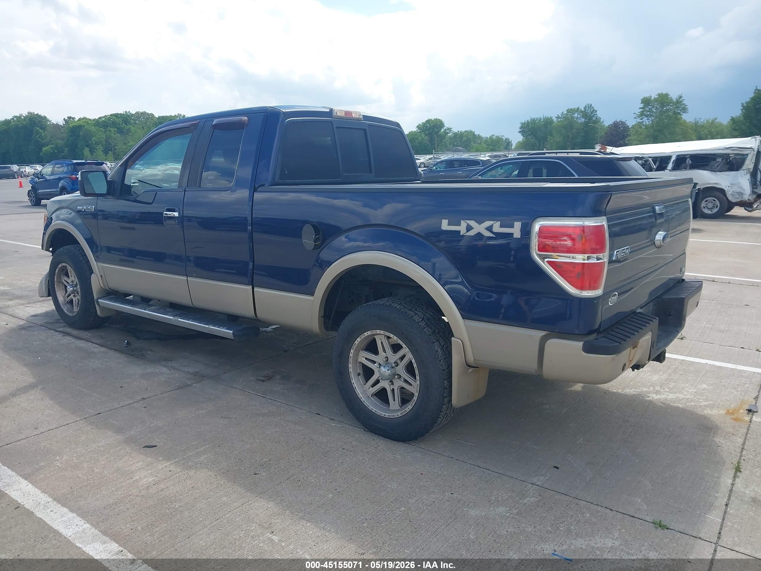 2010 Ford F-150 Fx4/lariat/xl/xlt Blue vin: 1FTFX1EV4AFB11472