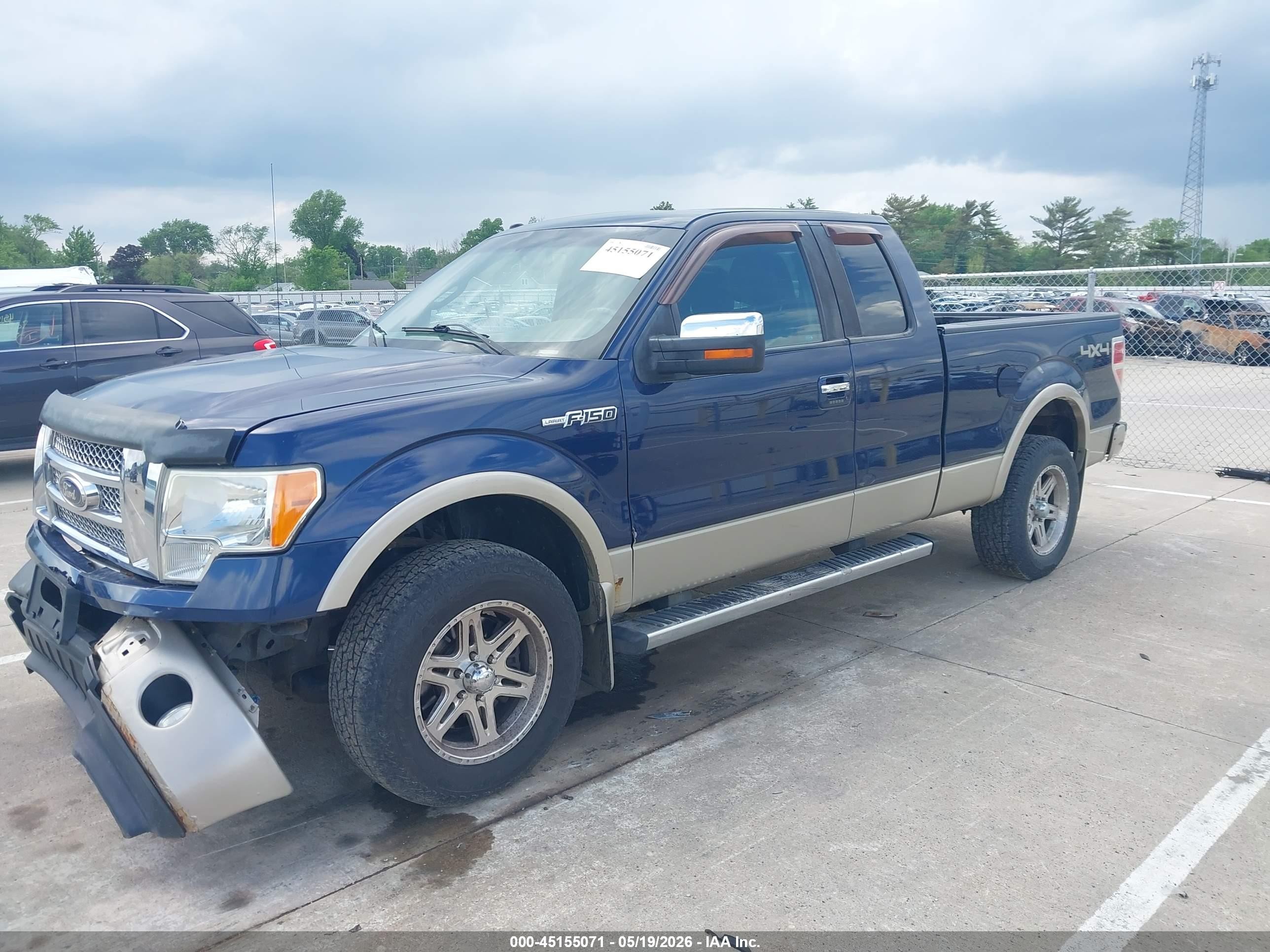 2010 Ford F-150 Fx4/lariat/xl/xlt Blue vin: 1FTFX1EV4AFB11472