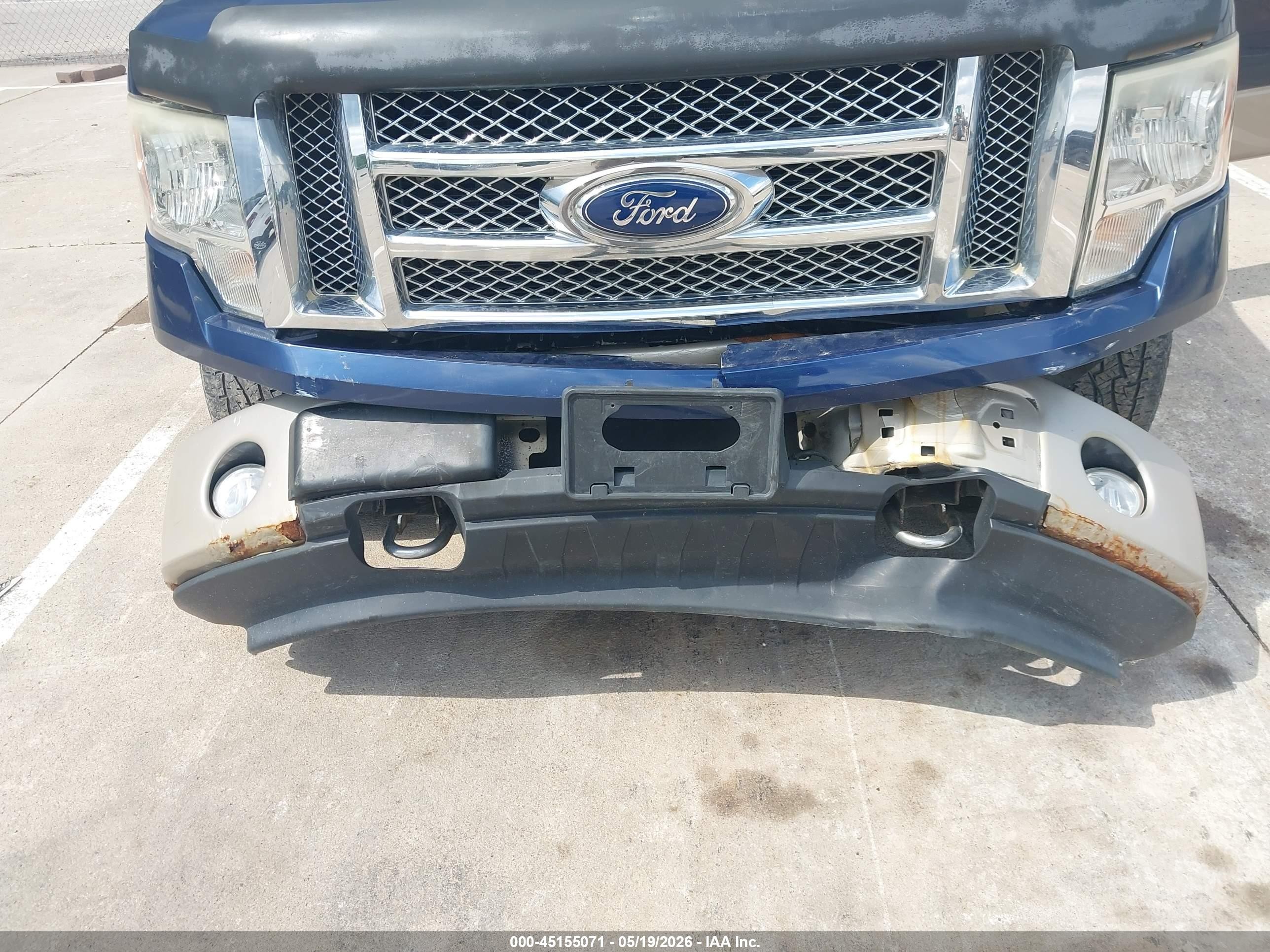 2010 Ford F-150 Fx4/lariat/xl/xlt Blue vin: 1FTFX1EV4AFB11472
