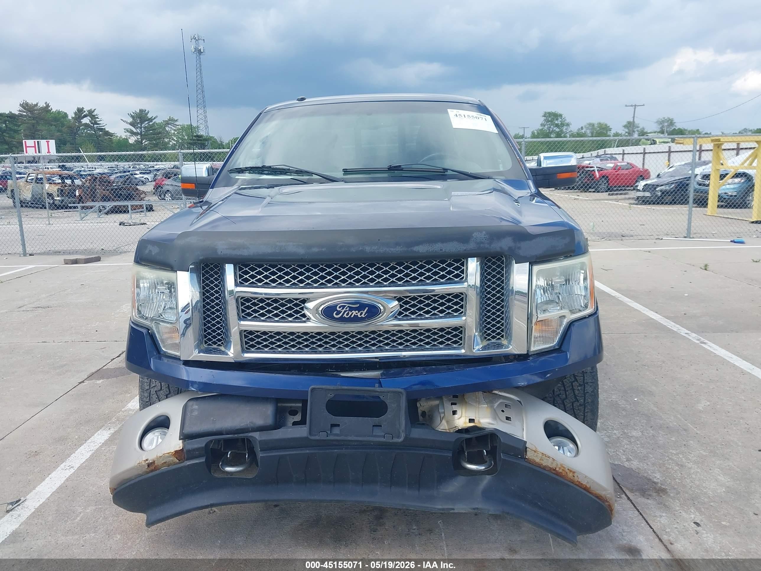 2010 Ford F-150 Fx4/lariat/xl/xlt Blue vin: 1FTFX1EV4AFB11472