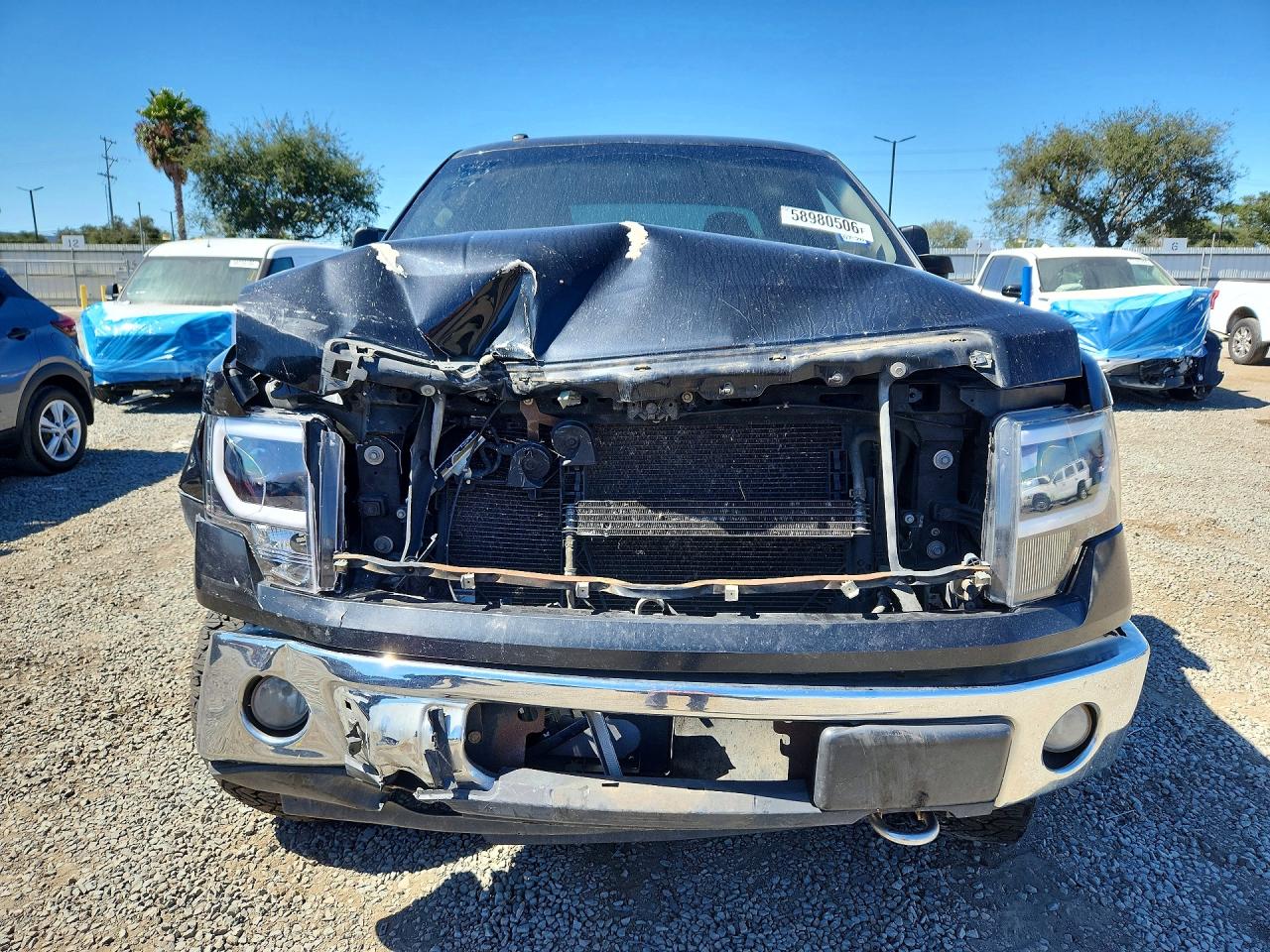 2010 Ford F150 Super Cab Black vin: 1FTFX1EV4AFC23379