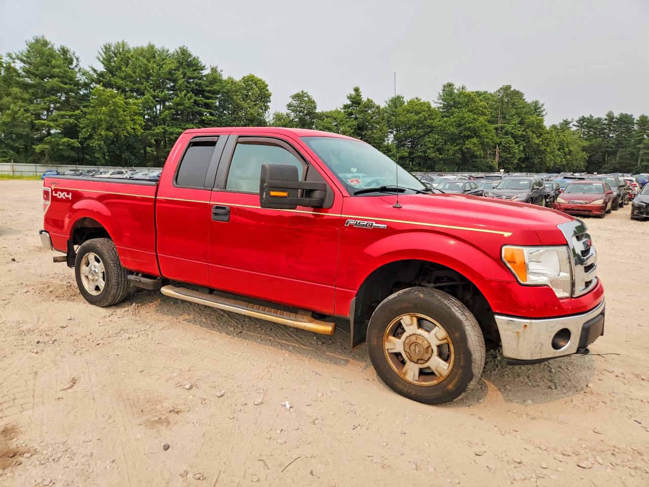 2010 Ford F150 Super Cab Red vin: 1FTFX1EV4AFD00817