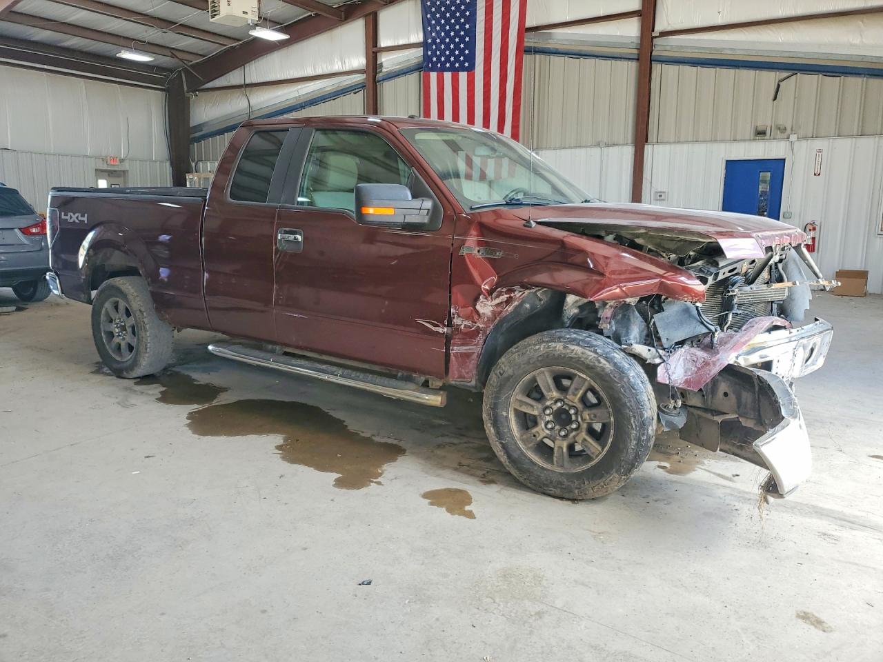 2010 Ford F150 Super Cab Burgundy vin: 1FTFX1EV4AFD30951
