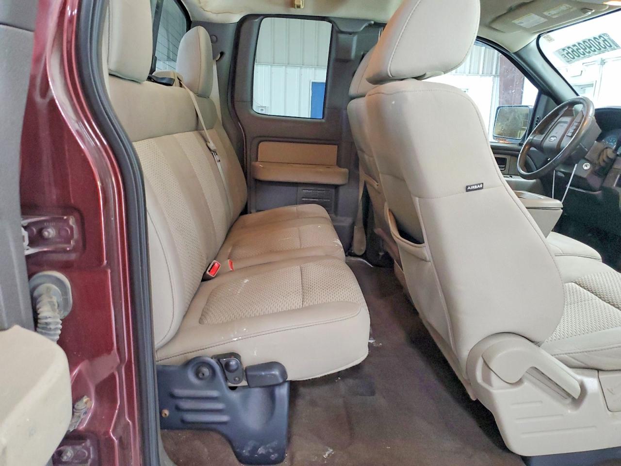 2010 Ford F150 Super Cab Burgundy vin: 1FTFX1EV4AFD30951