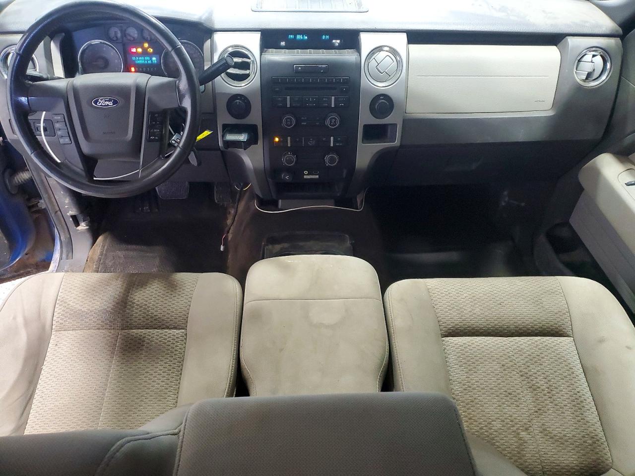 2010 Ford F150 Super Cab Blue vin: 1FTFX1EV5AFA62394