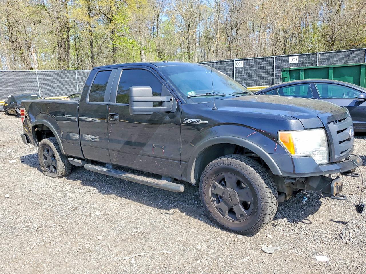 2010 Ford F150 Super Cab Black vin: 1FTFX1EV5AFB15773