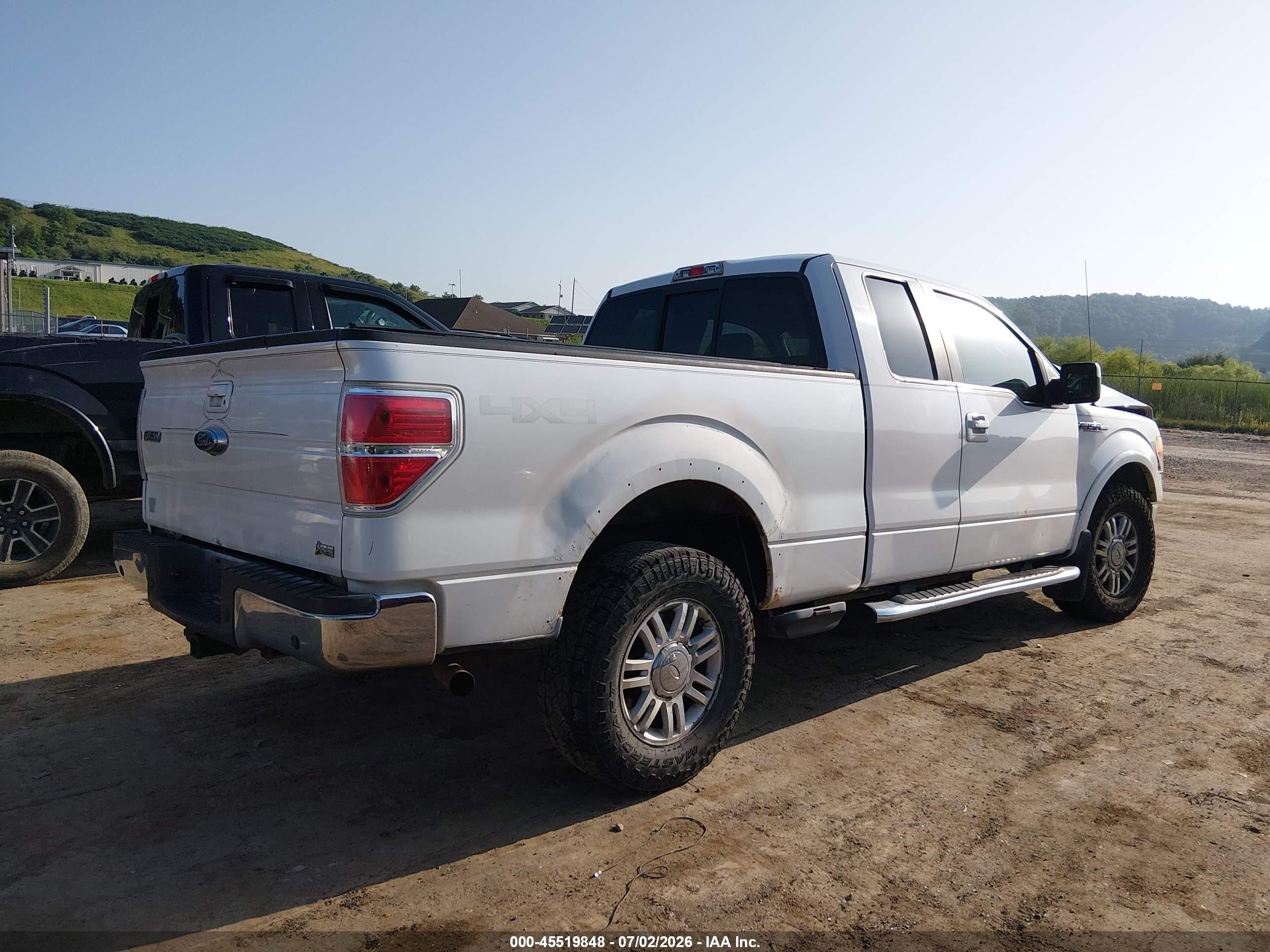 2010 Ford F-150 Fx4/lariat/xl/xlt White vin: 1FTFX1EV5AFB74046