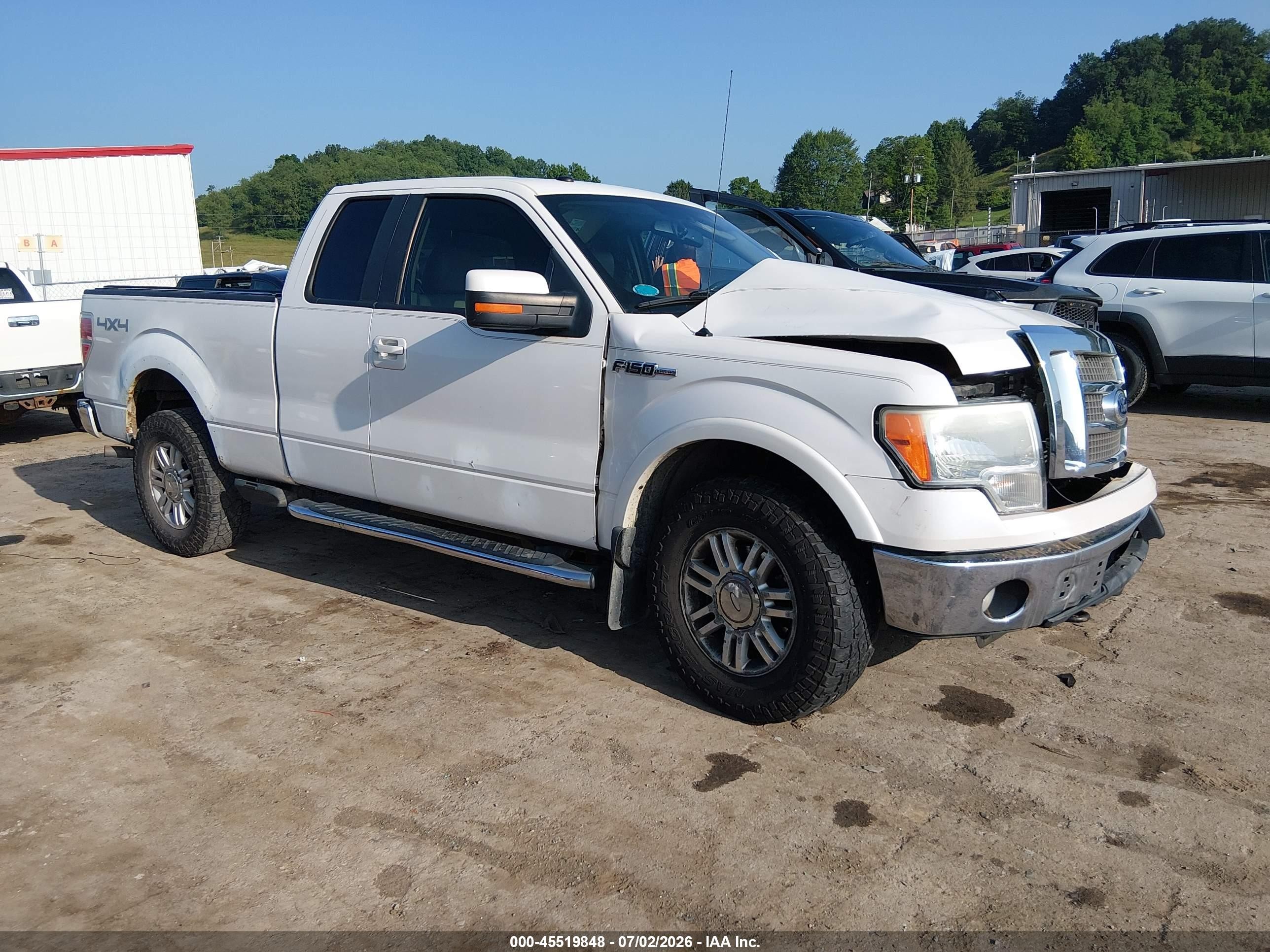 2010 Ford F-150 Fx4/lariat/xl/xlt White vin: 1FTFX1EV5AFB74046