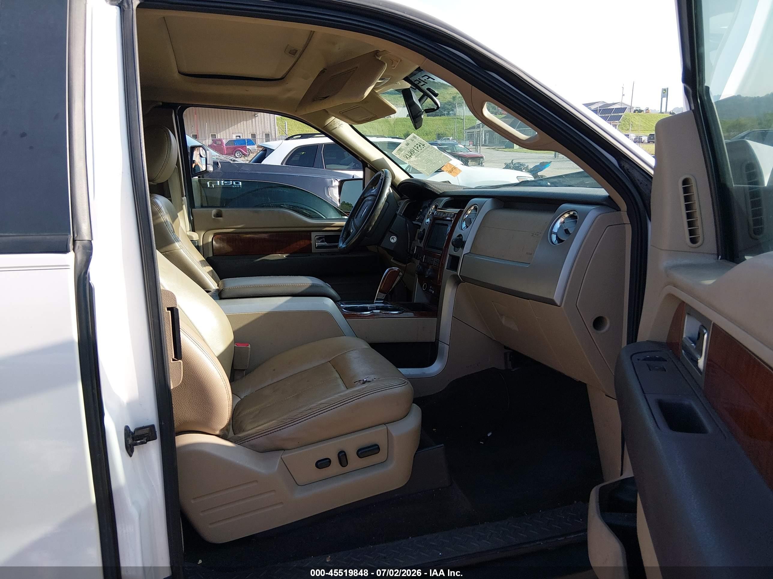 2010 Ford F-150 Fx4/lariat/xl/xlt White vin: 1FTFX1EV5AFB74046