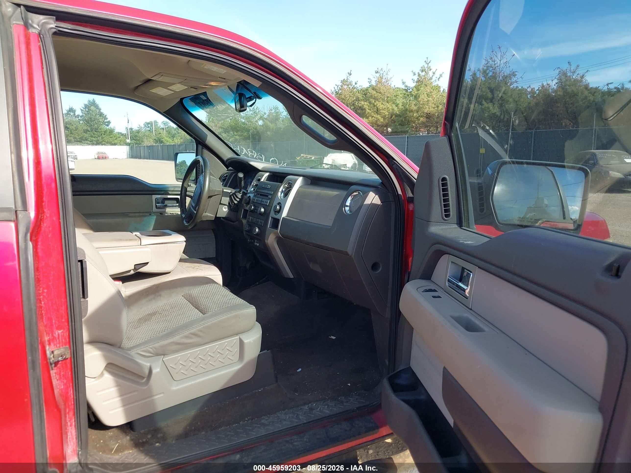 2010 Ford F-150 Fx4/lariat/xl/xlt Red vin: 1FTFX1EV5AFC56326