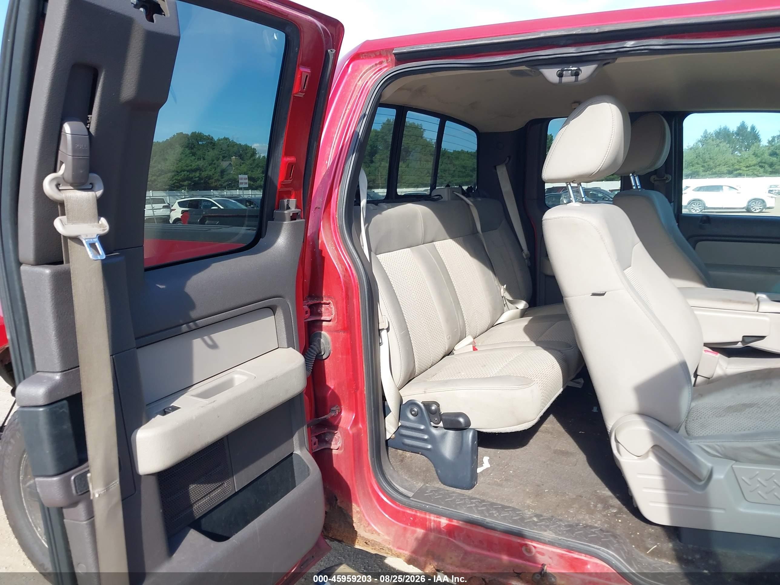 2010 Ford F-150 Fx4/lariat/xl/xlt Red vin: 1FTFX1EV5AFC56326