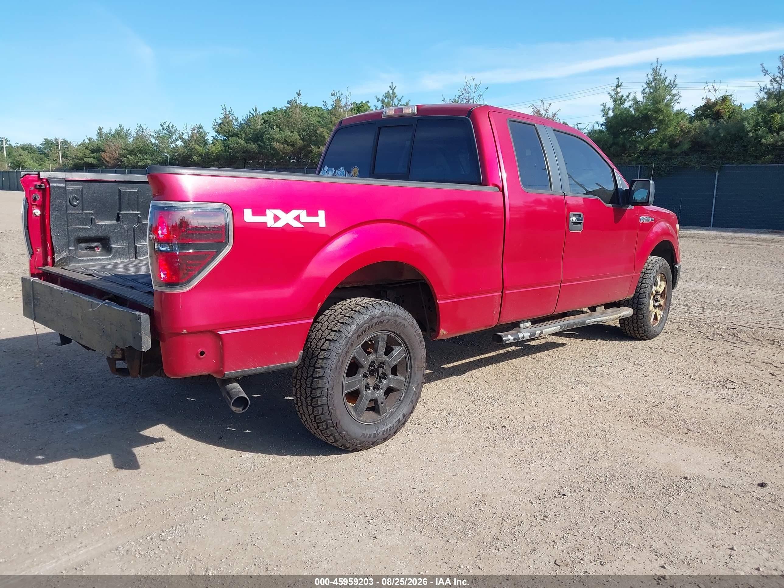 2010 Ford F-150 Fx4/lariat/xl/xlt Red vin: 1FTFX1EV5AFC56326