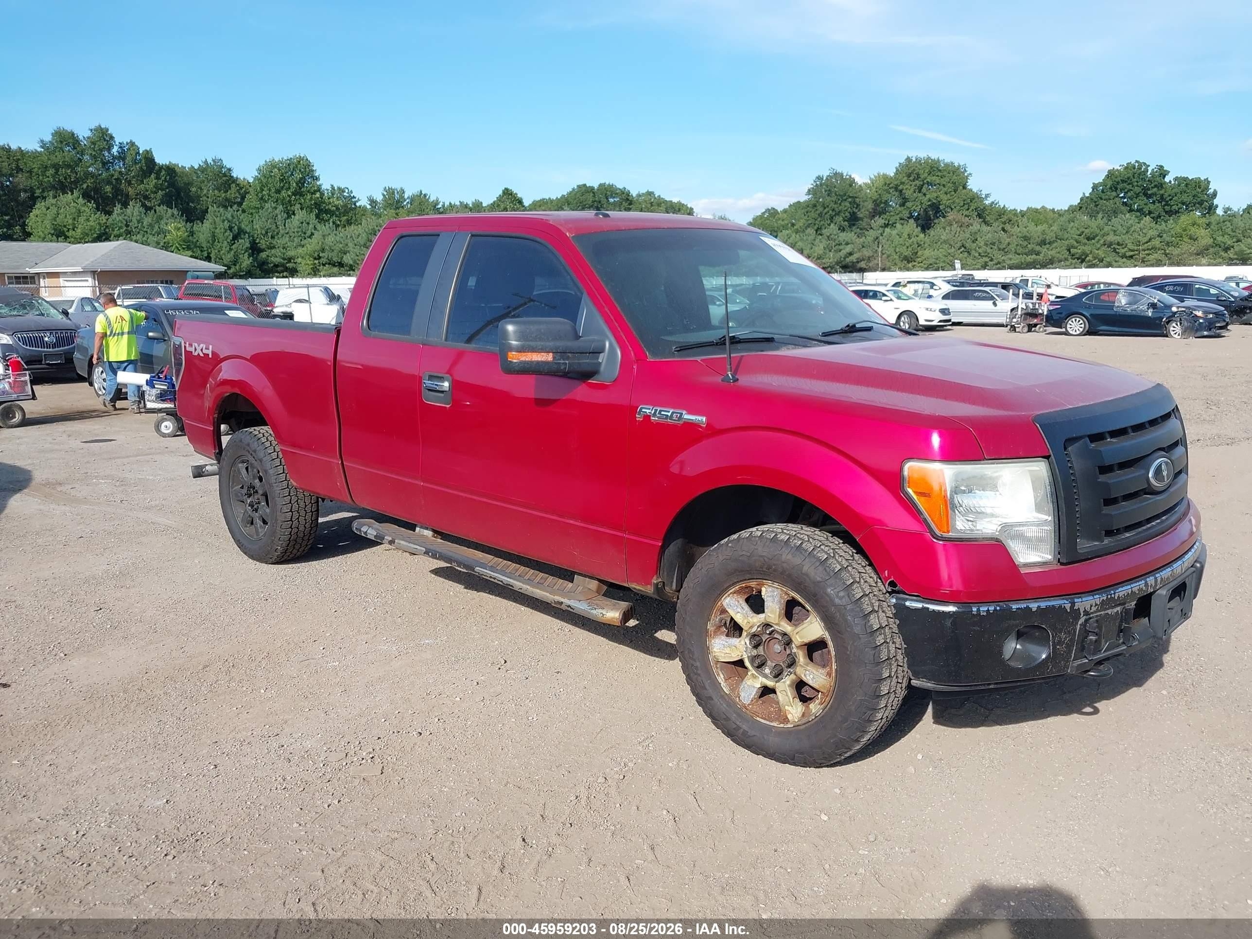 2010 Ford F-150 Fx4/lariat/xl/xlt Red vin: 1FTFX1EV5AFC56326