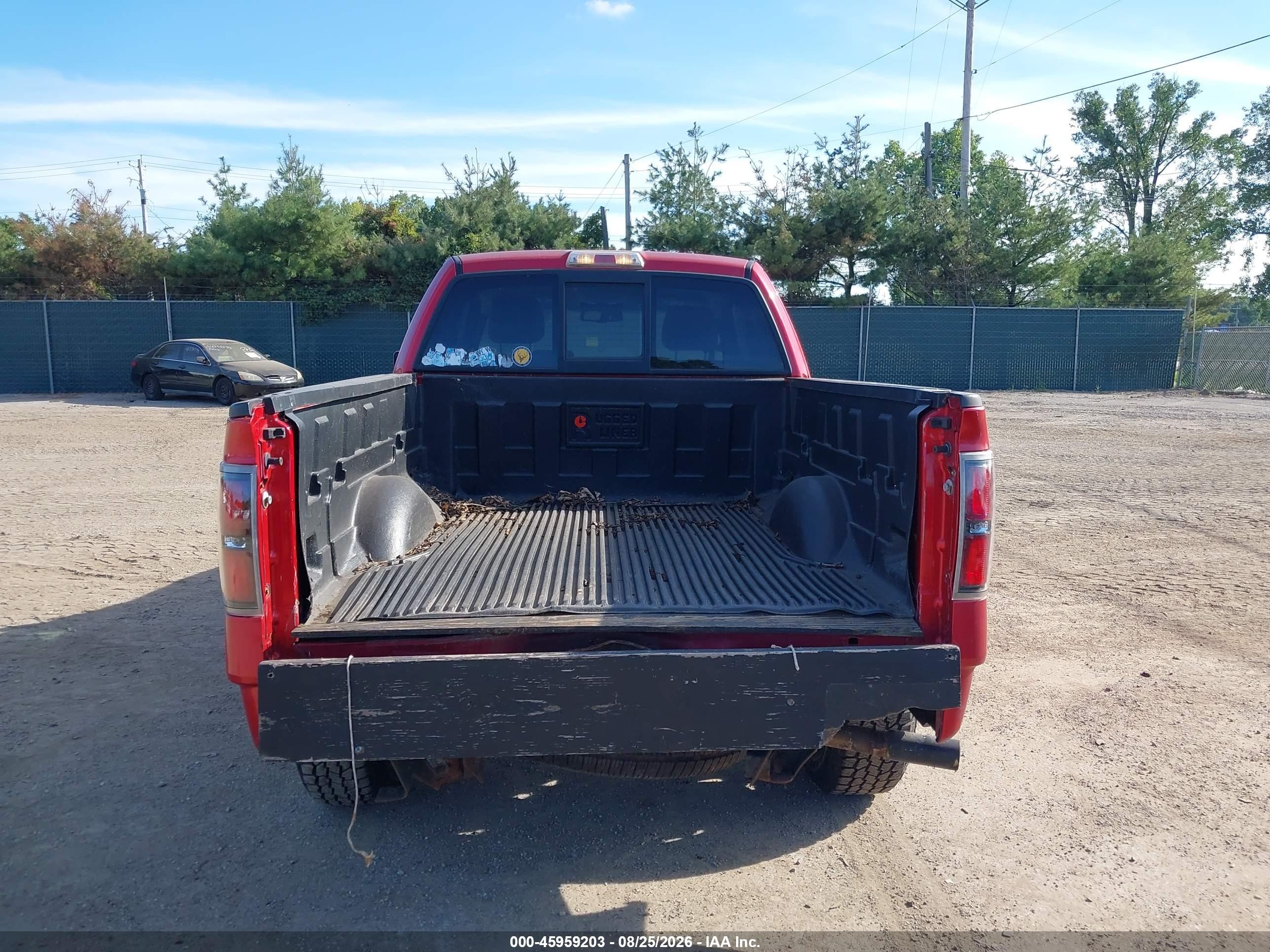 2010 Ford F-150 Fx4/lariat/xl/xlt Red vin: 1FTFX1EV5AFC56326