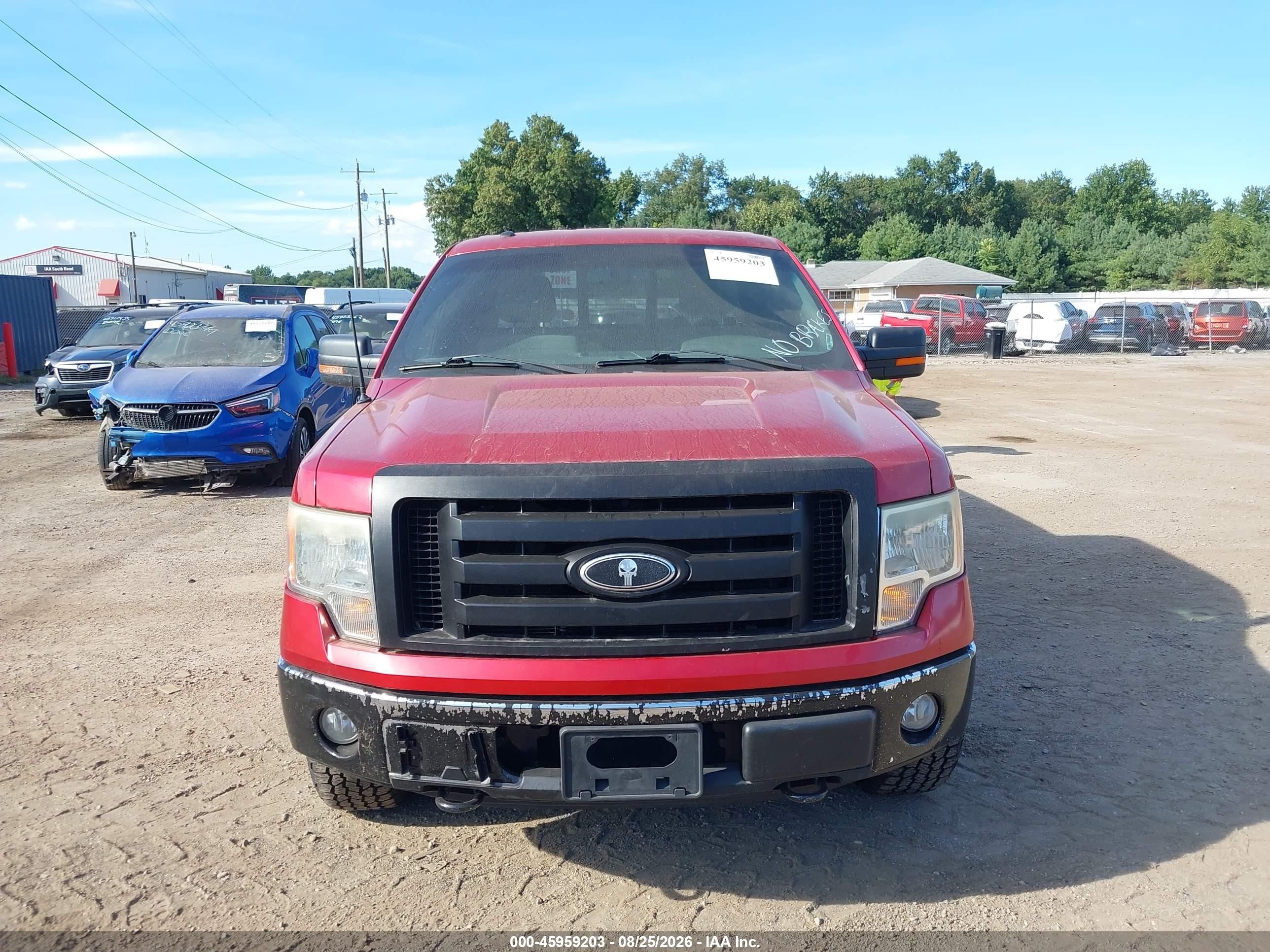2010 Ford F-150 Fx4/lariat/xl/xlt Red vin: 1FTFX1EV5AFC56326