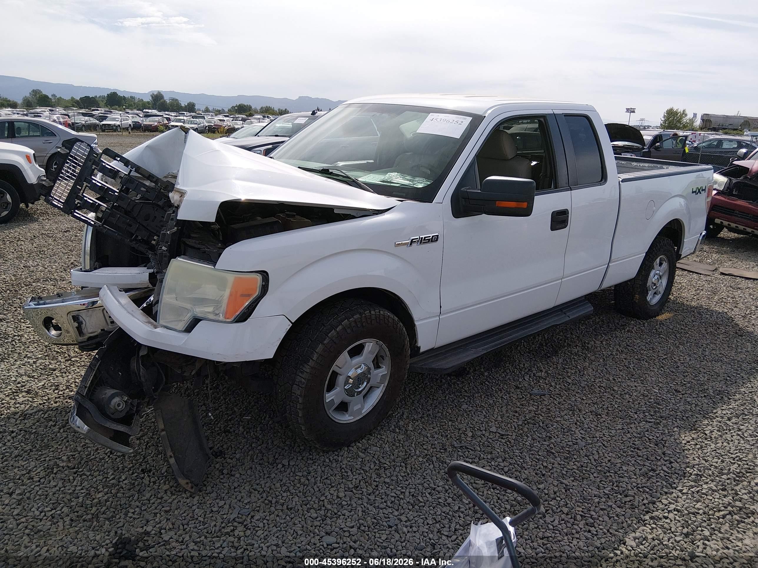 2010 Ford F-150 Fx4/lariat/xl/xlt White vin: 1FTFX1EV5AKB71140