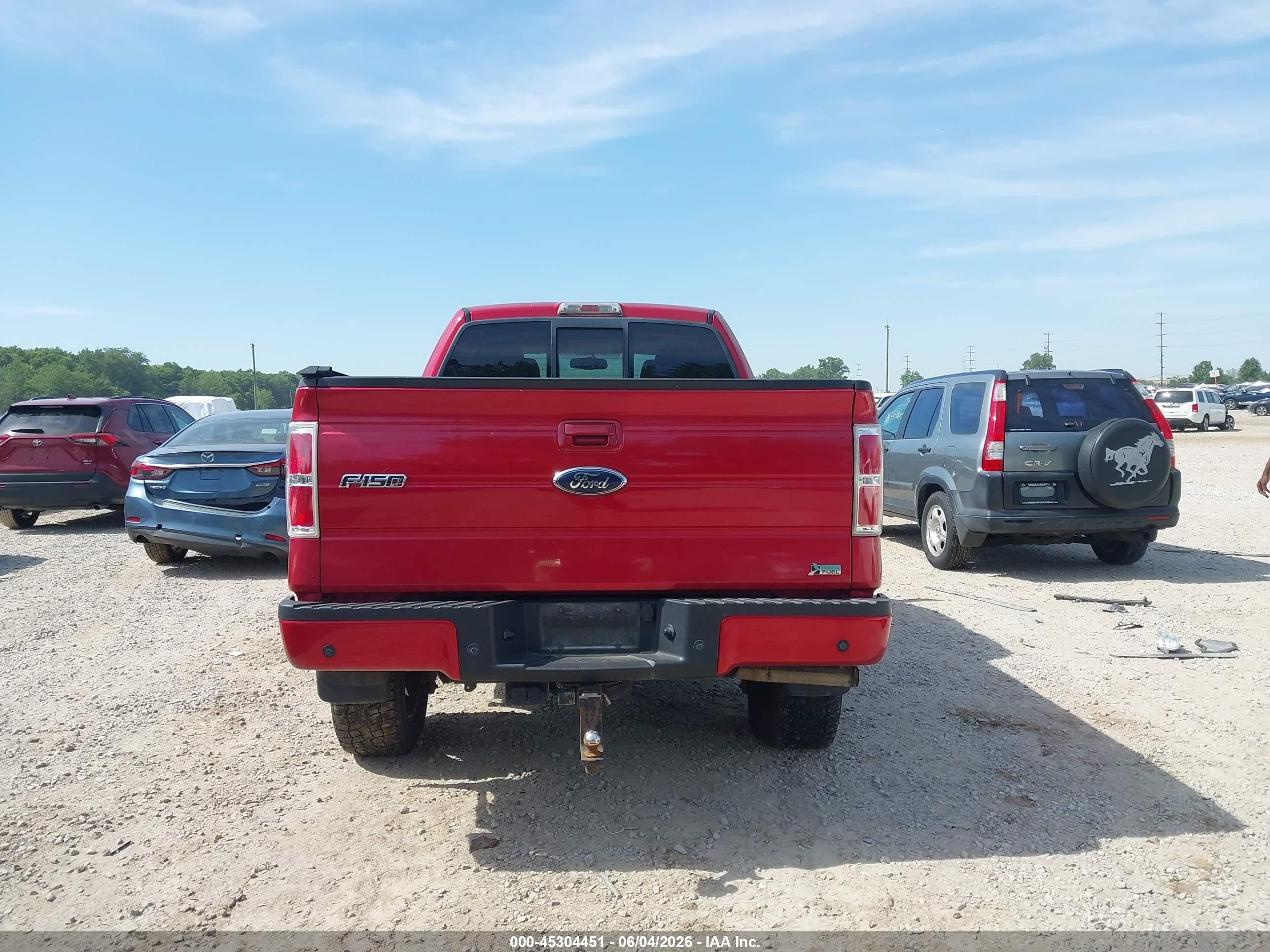 2010 Ford F-150 Fx4 Burgundy vin: 1FTFX1EV6AFA26939