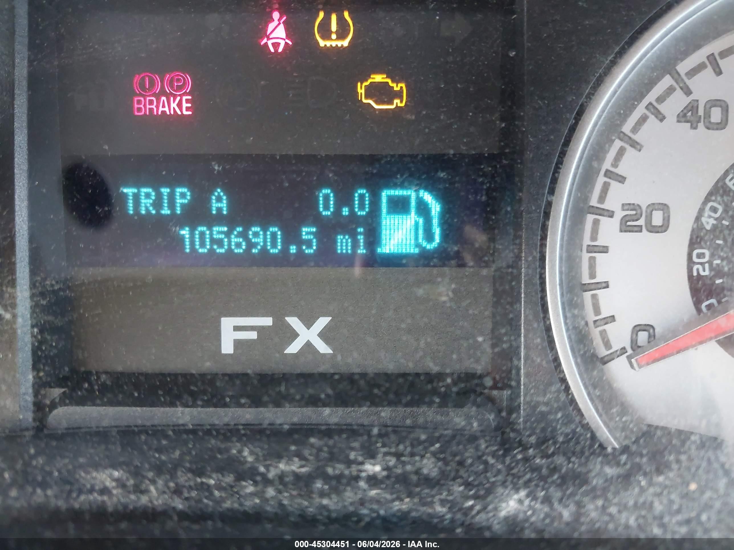 2010 Ford F-150 Fx4 Burgundy vin: 1FTFX1EV6AFA26939