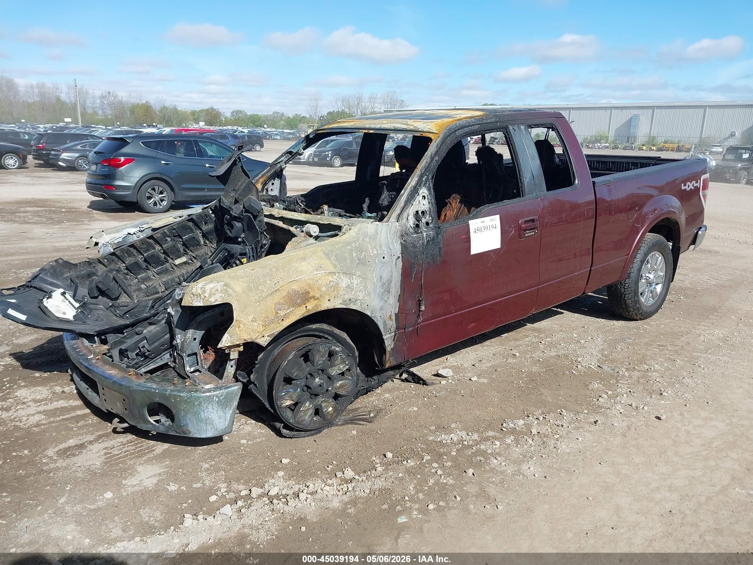 2010 Ford F-150 Fx4/lariat/xl/xlt Красный vin: 1FTFX1EV6AFB81054