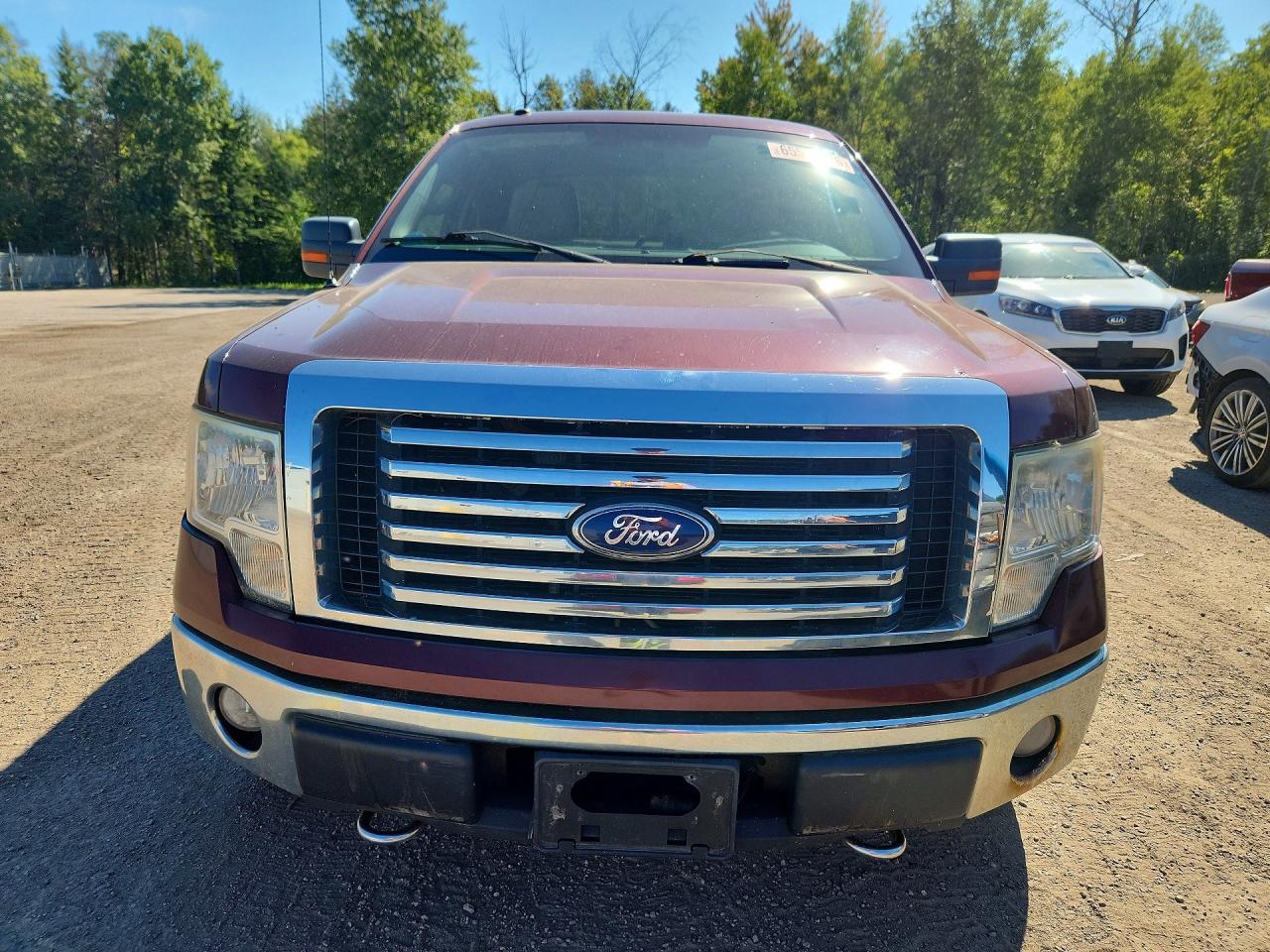 2010 Ford F150 Super Cab Burgundy vin: 1FTFX1EV7AFB01440