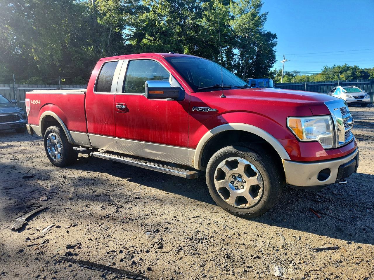 2010 Ford F150 Super Cab Красный vin: 1FTFX1EV7AFC87528