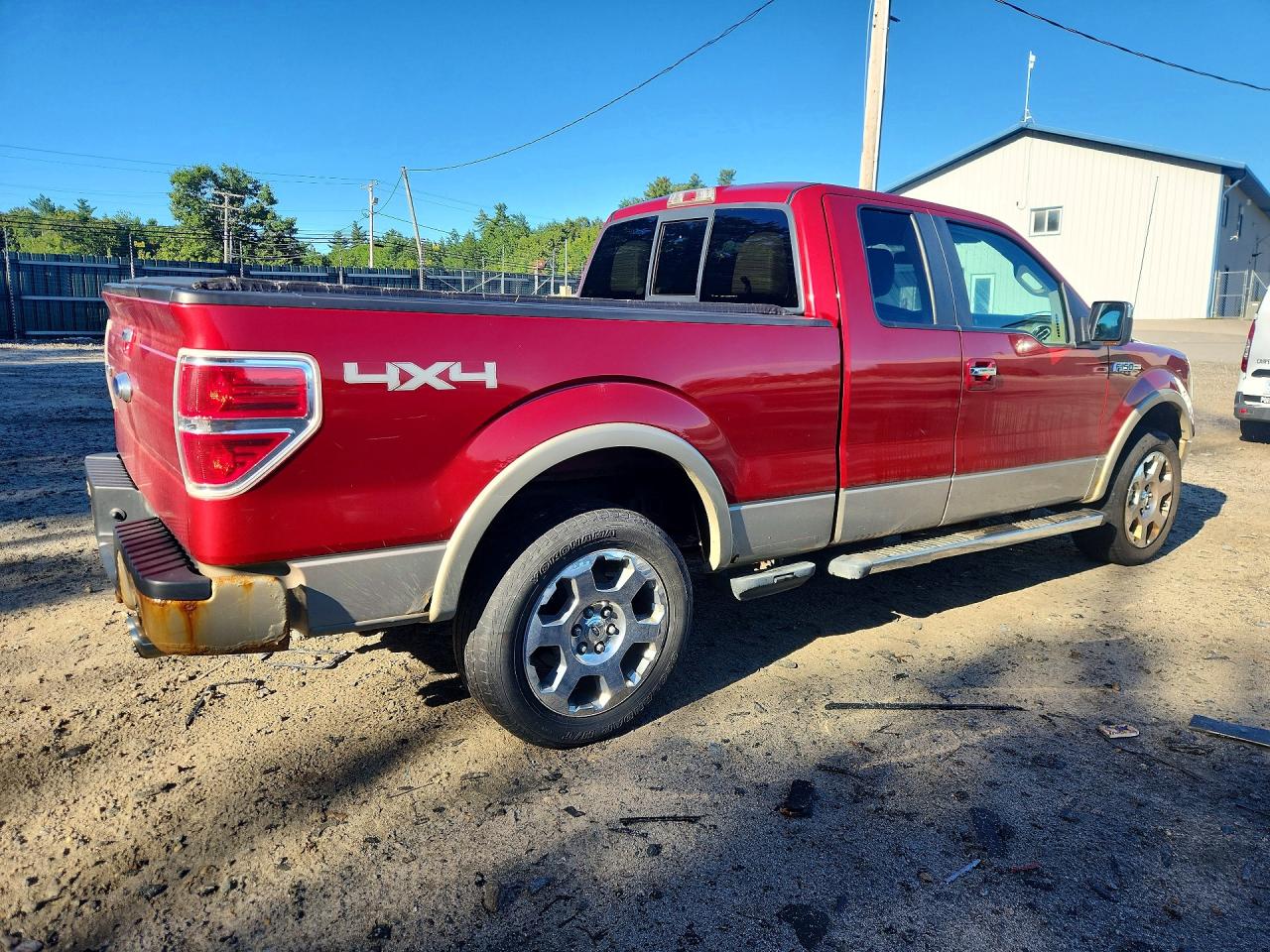 2010 Ford F150 Super Cab Красный vin: 1FTFX1EV7AFC87528